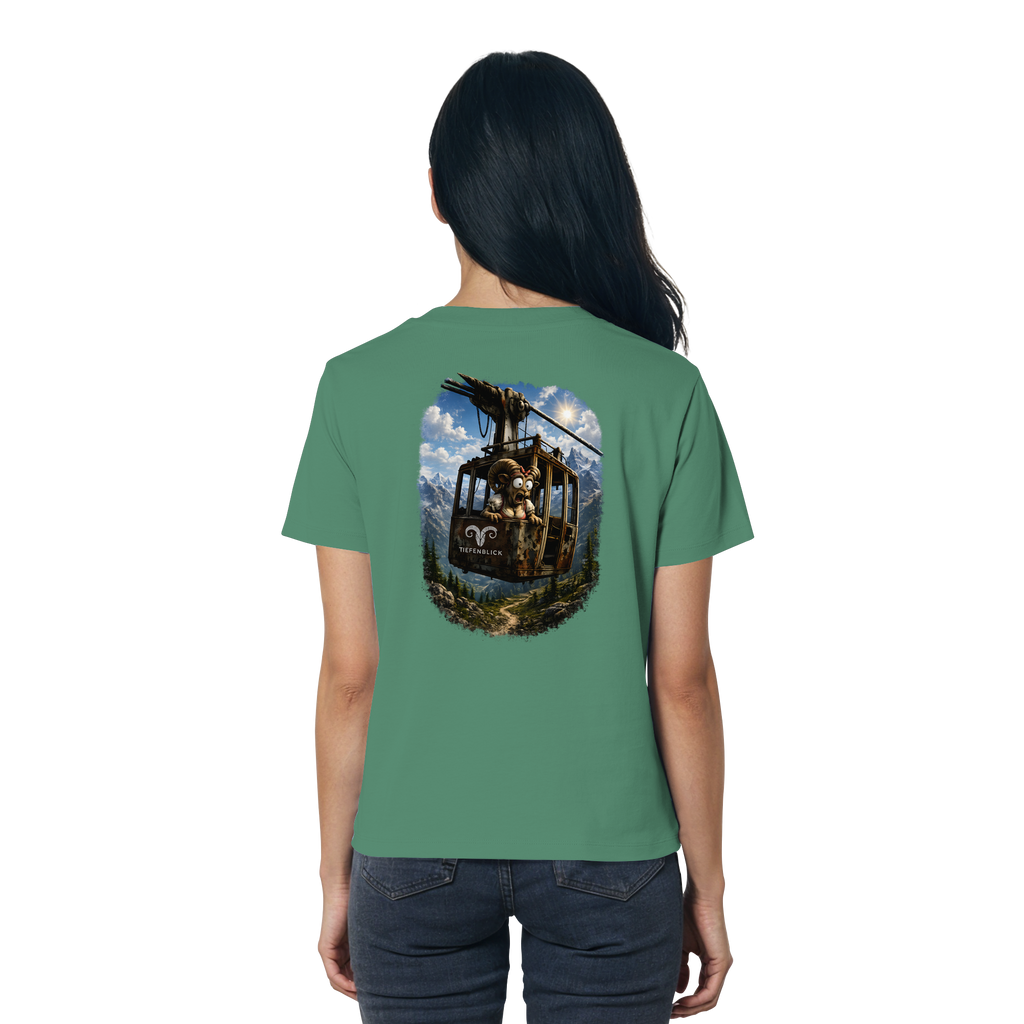 Tiefenblick Gondel Adrenalin Fun - Ladies Organic Shirt