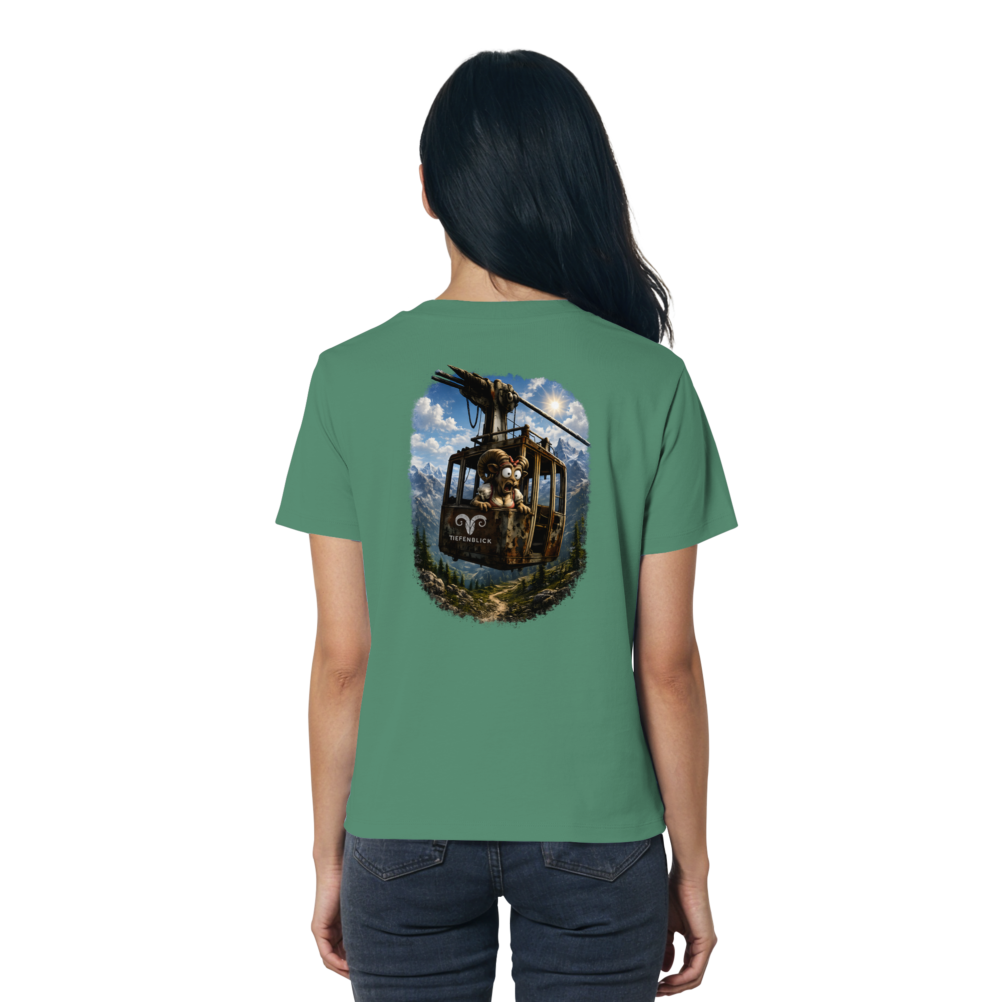 Tiefenblick Gondel Adrenalin Fun - Ladies Organic Shirt