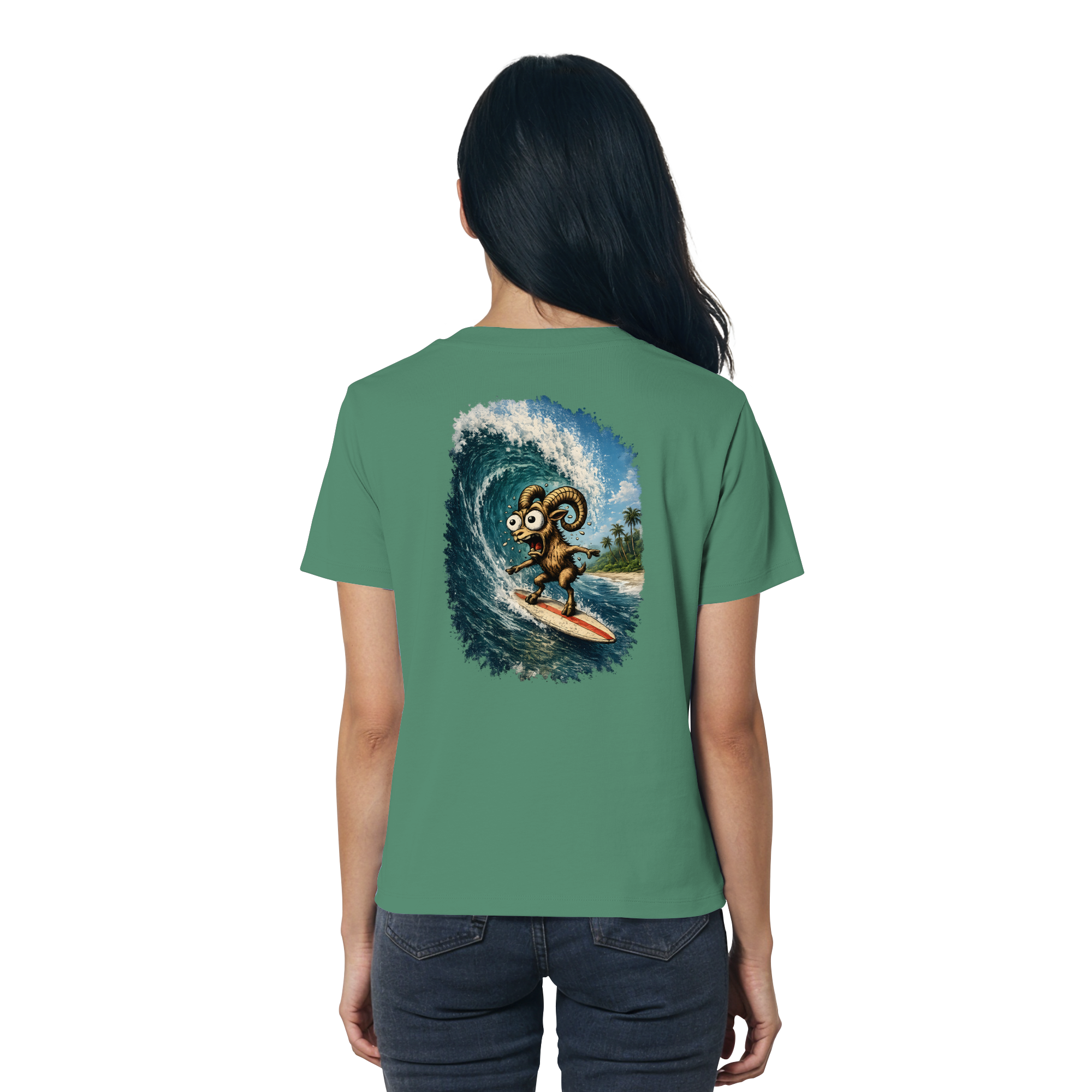 Tiefenblick Urlaub Fun  - Ladies Organic Shirt