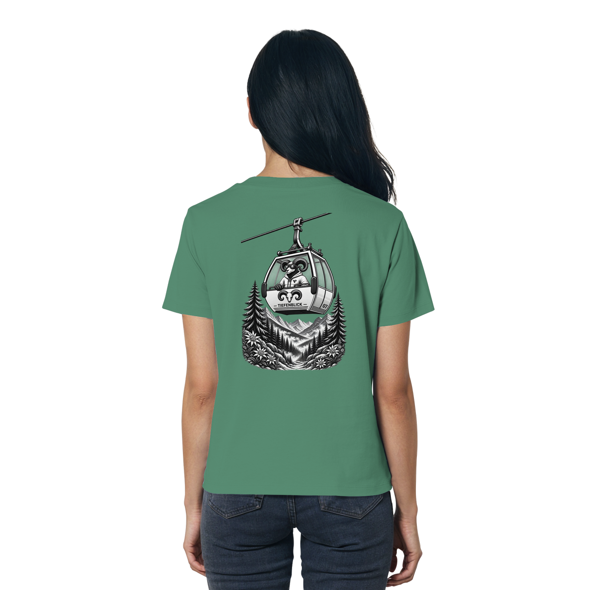 Tiefenblick Gondel Fun  - Ladies Organic Shirt