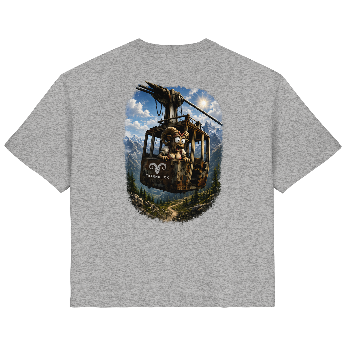 Tiefenblick Adrenalin Gondel Fun - Ladies Organic Shirt