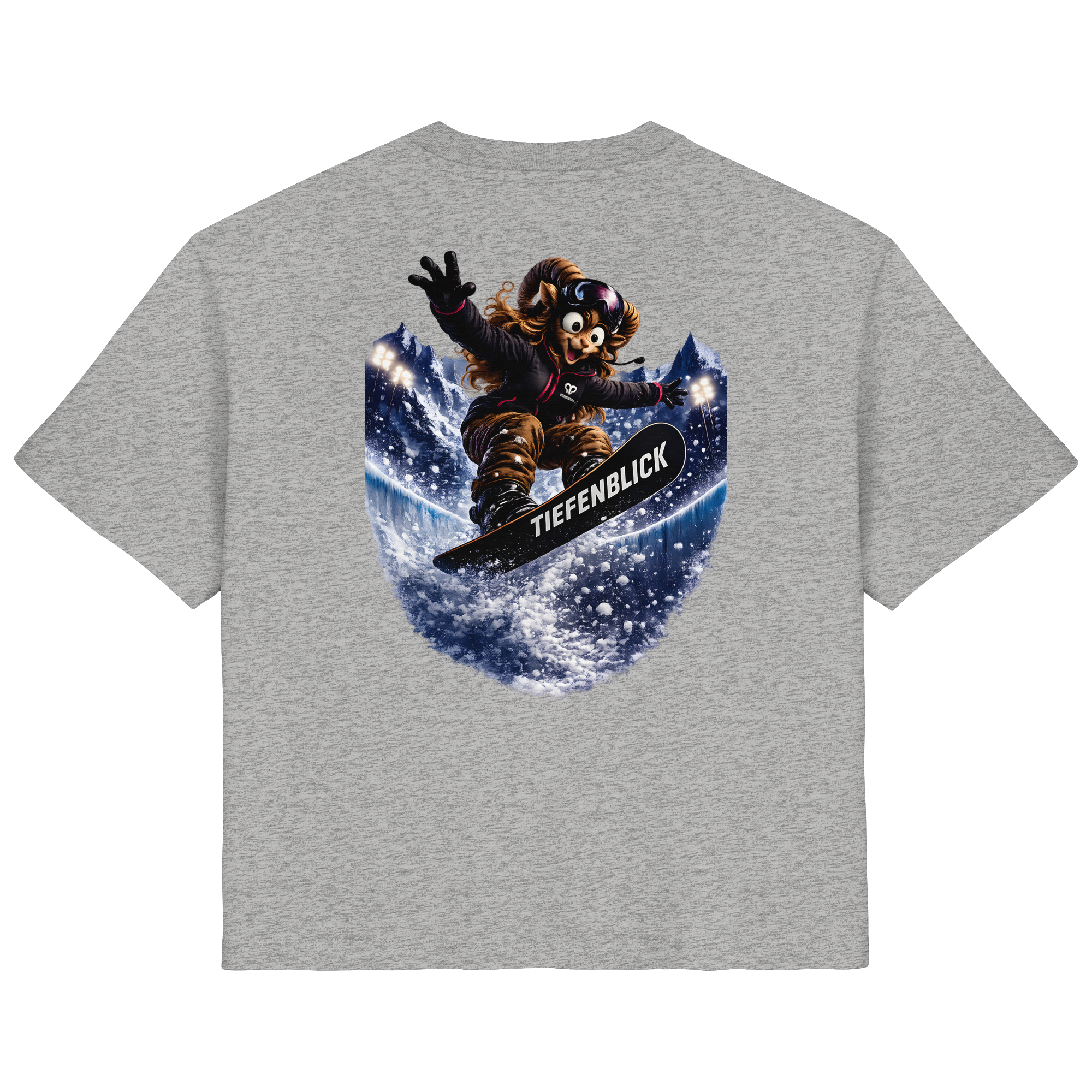 Tiefenblick Snowboarden Halfpipe - Ladies Organic Shirt