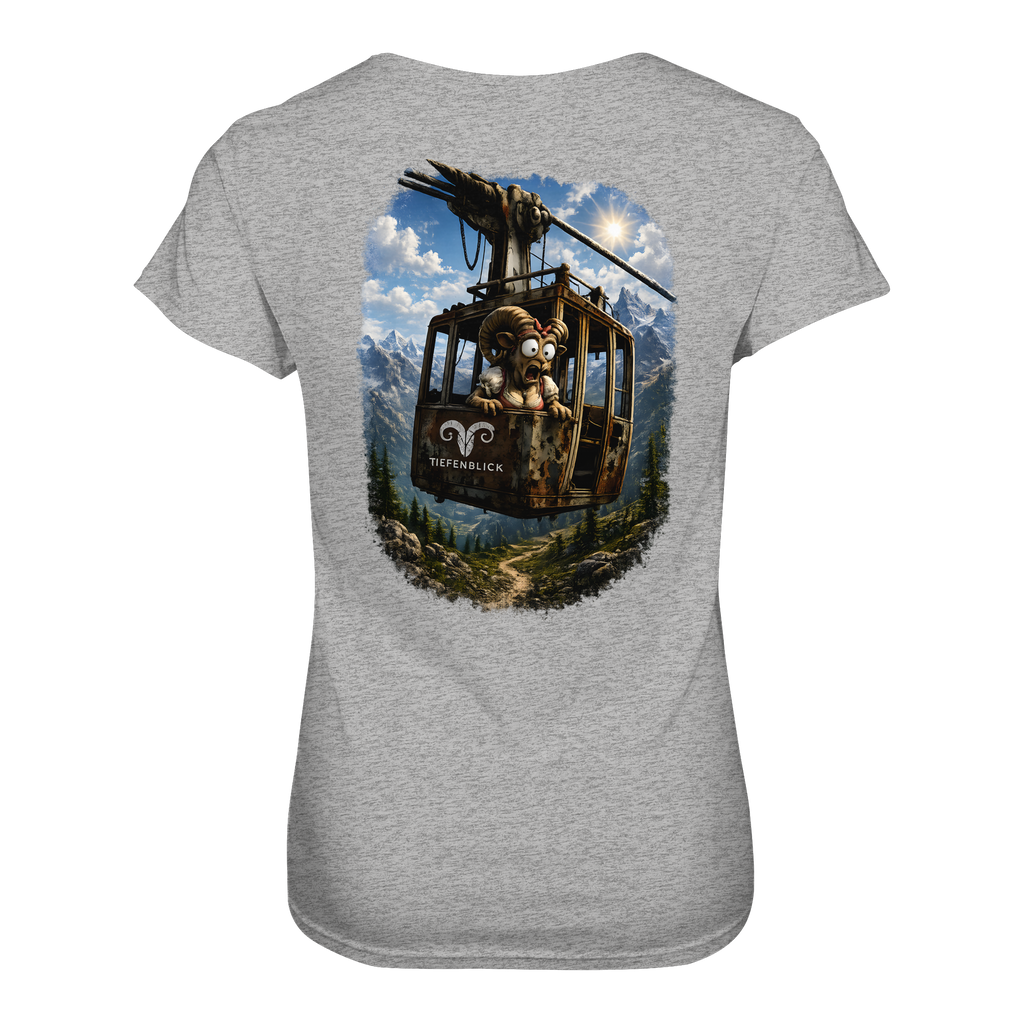 Tiefenblick Gondel Adrenalin Fun - Ladies Organic Shirt
