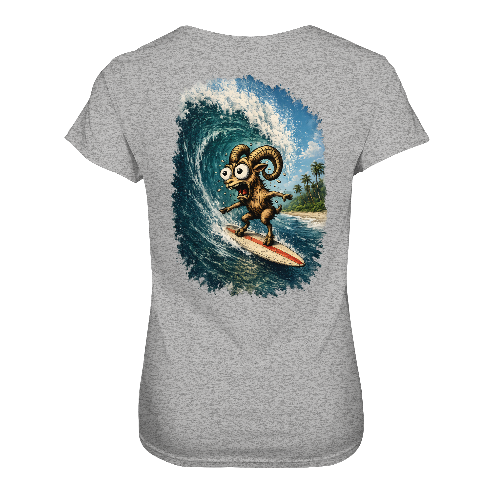 Tiefenblick Urlaub Fun  - Ladies Organic Shirt