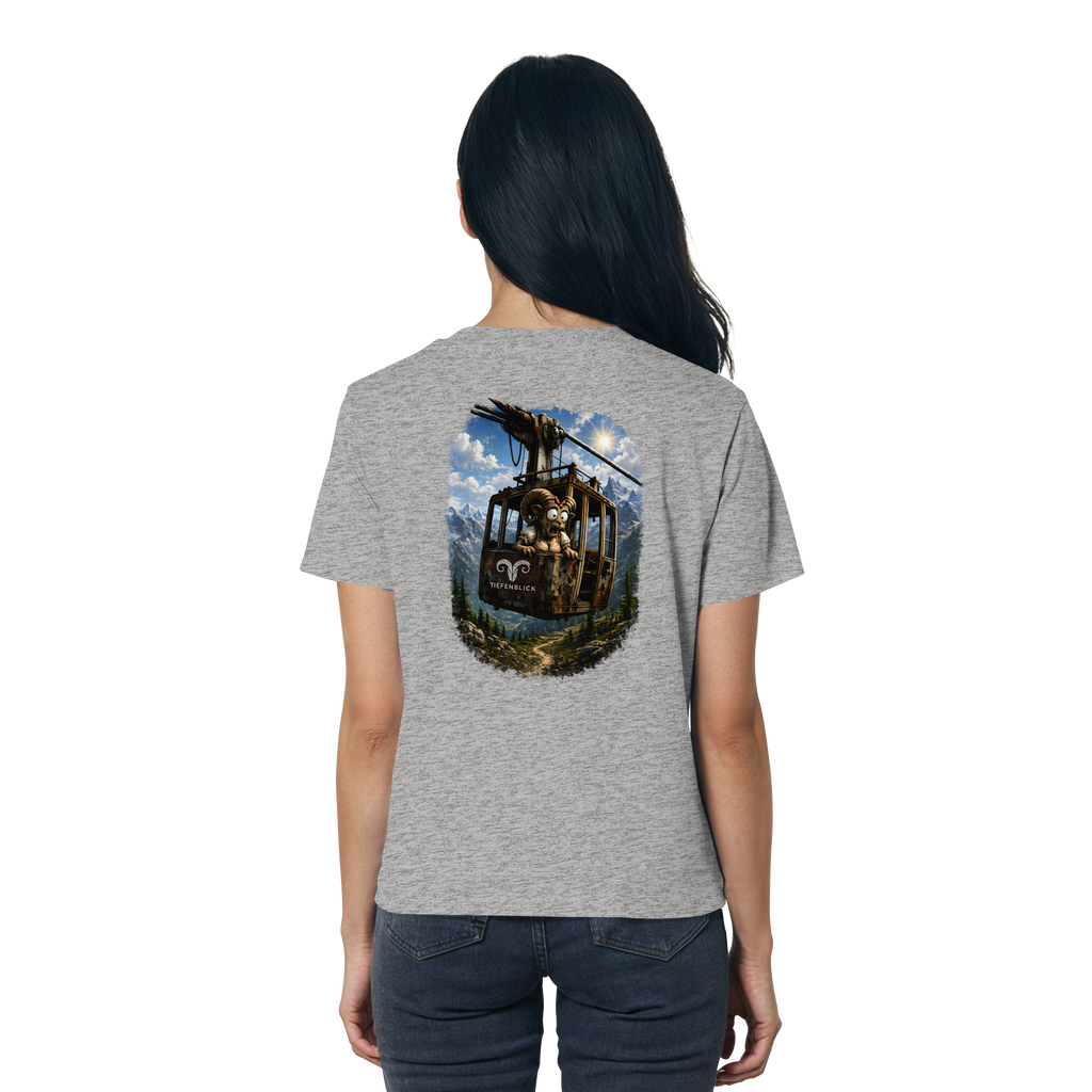 Tiefenblick Adrenalin Gondel Fun - Ladies Organic Shirt