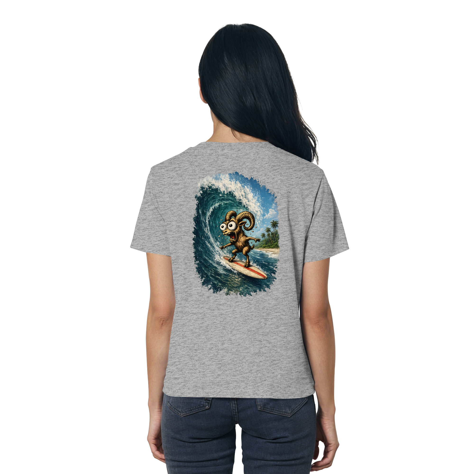 Tiefenblick Urlaub Fun  - Ladies Organic Shirt