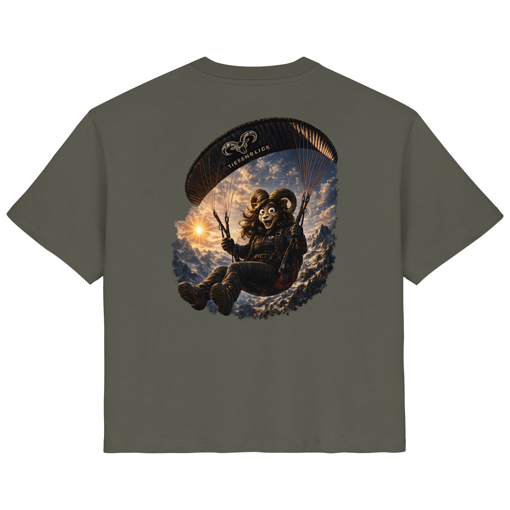 Tiefenblick Paraglider (Frau) - Ladies Organic Shirt