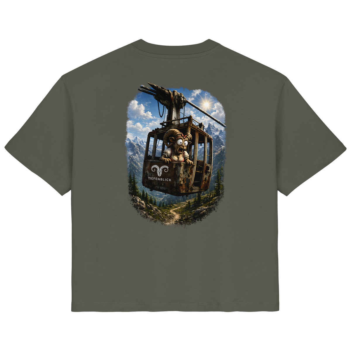 Tiefenblick Adrenalin Gondel Fun - Ladies Organic Shirt