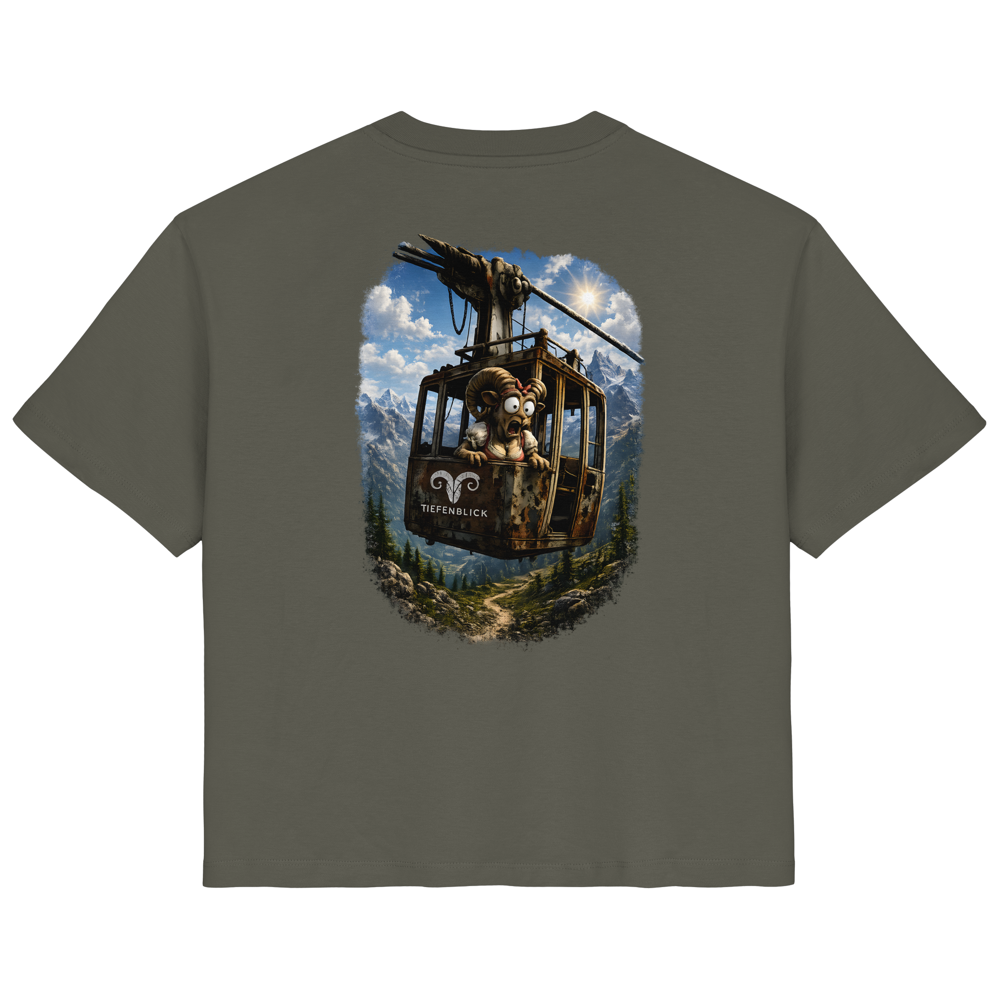 Tiefenblick Gondel Adrenalin Fun - Ladies Organic Shirt