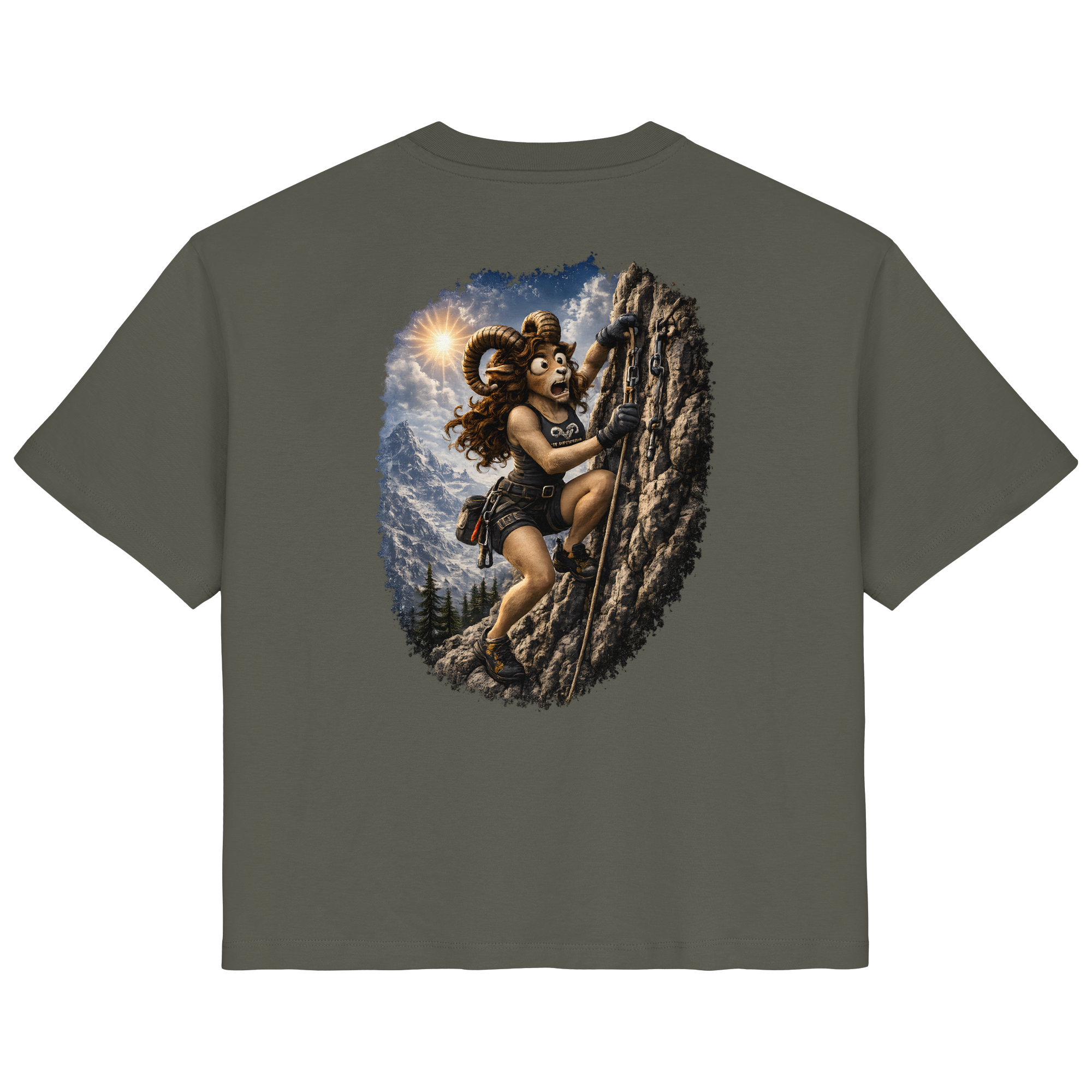 Tiefenblick Klettern - Ladies Organic Shirt