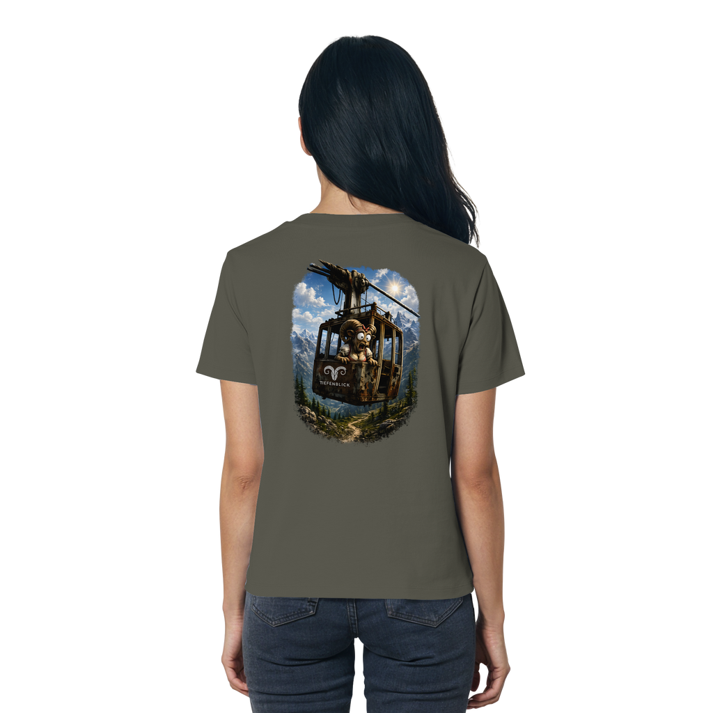 Tiefenblick Gondel Adrenalin Fun - Ladies Organic Shirt