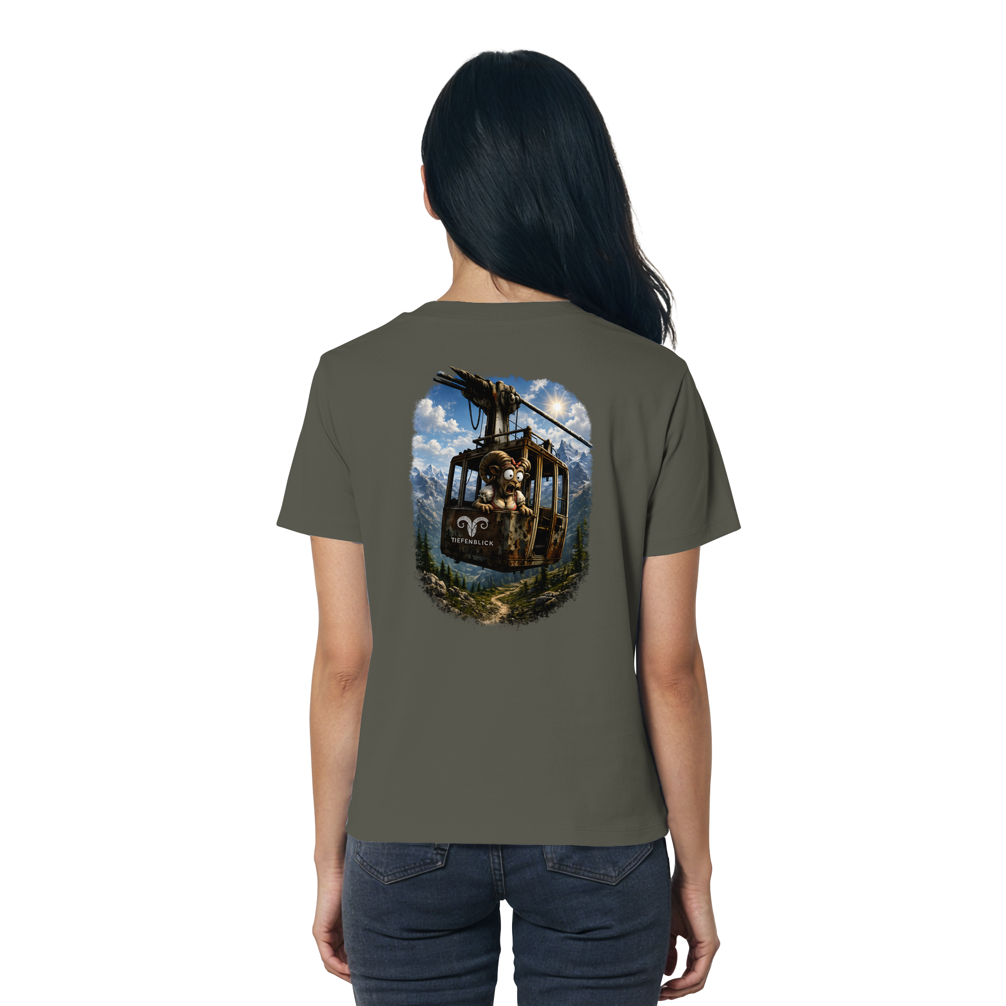 Tiefenblick Gondel Adrenalin Fun - Ladies Organic Shirt