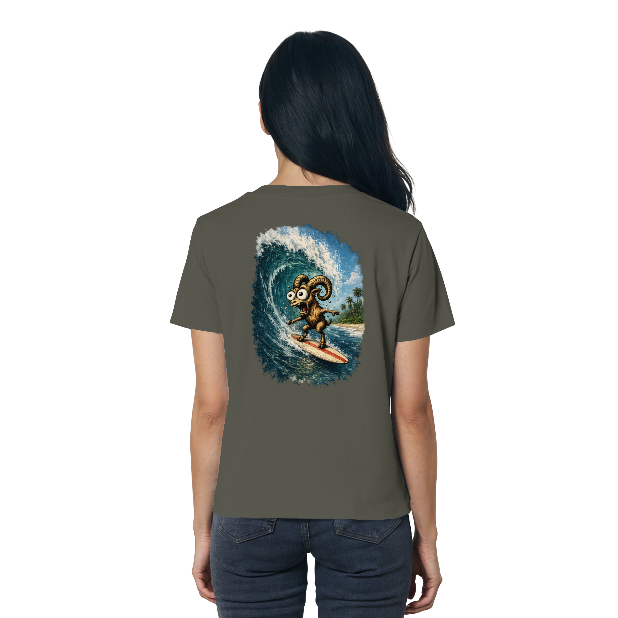 Tiefenblick Urlaub Fun  - Ladies Organic Shirt