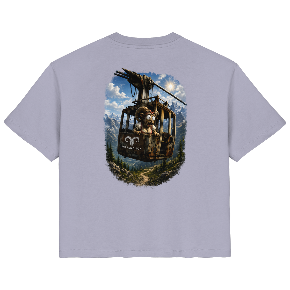 Tiefenblick Adrenalin Gondel Fun - Ladies Organic Shirt