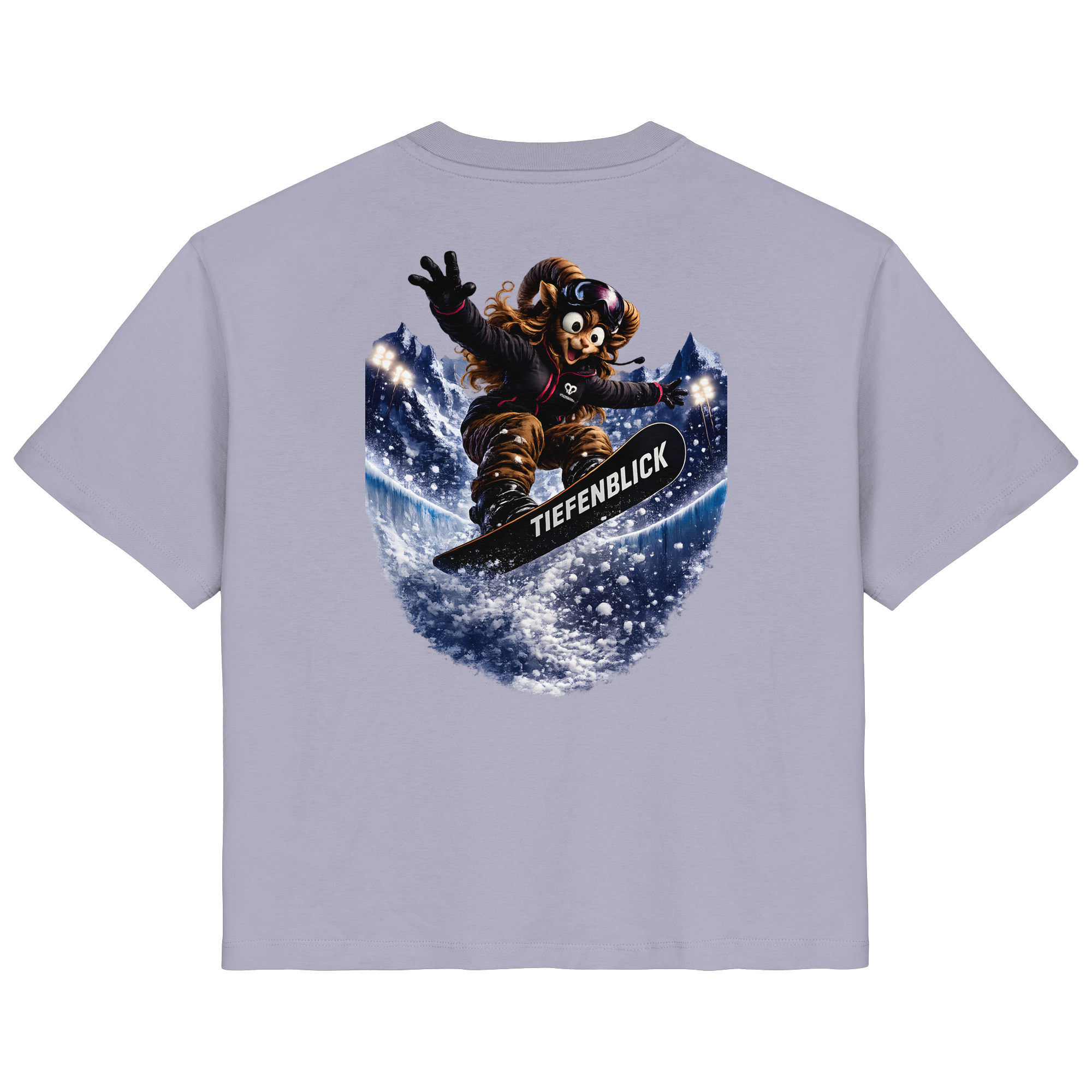 Tiefenblick Snowboarden Halfpipe - Ladies Organic Shirt