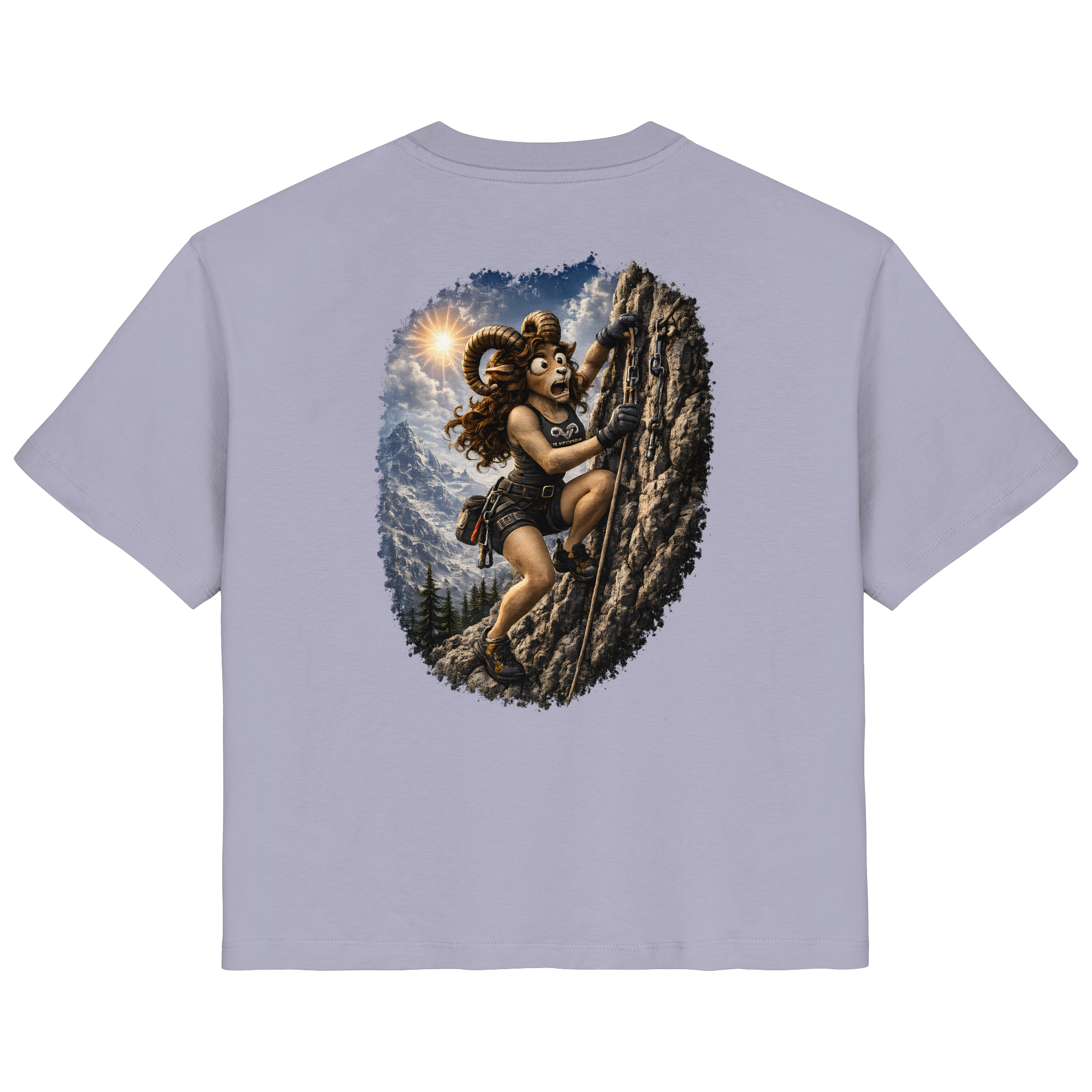 Tiefenblick Klettern - Ladies Organic Shirt