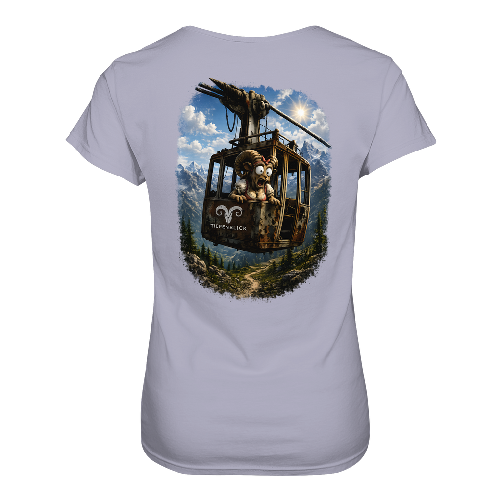 Tiefenblick Adrenalin Gondel Fun - Ladies Organic Shirt