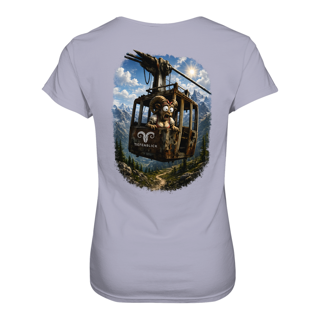 Tiefenblick Gondel Adrenalin Fun - Ladies Organic Shirt