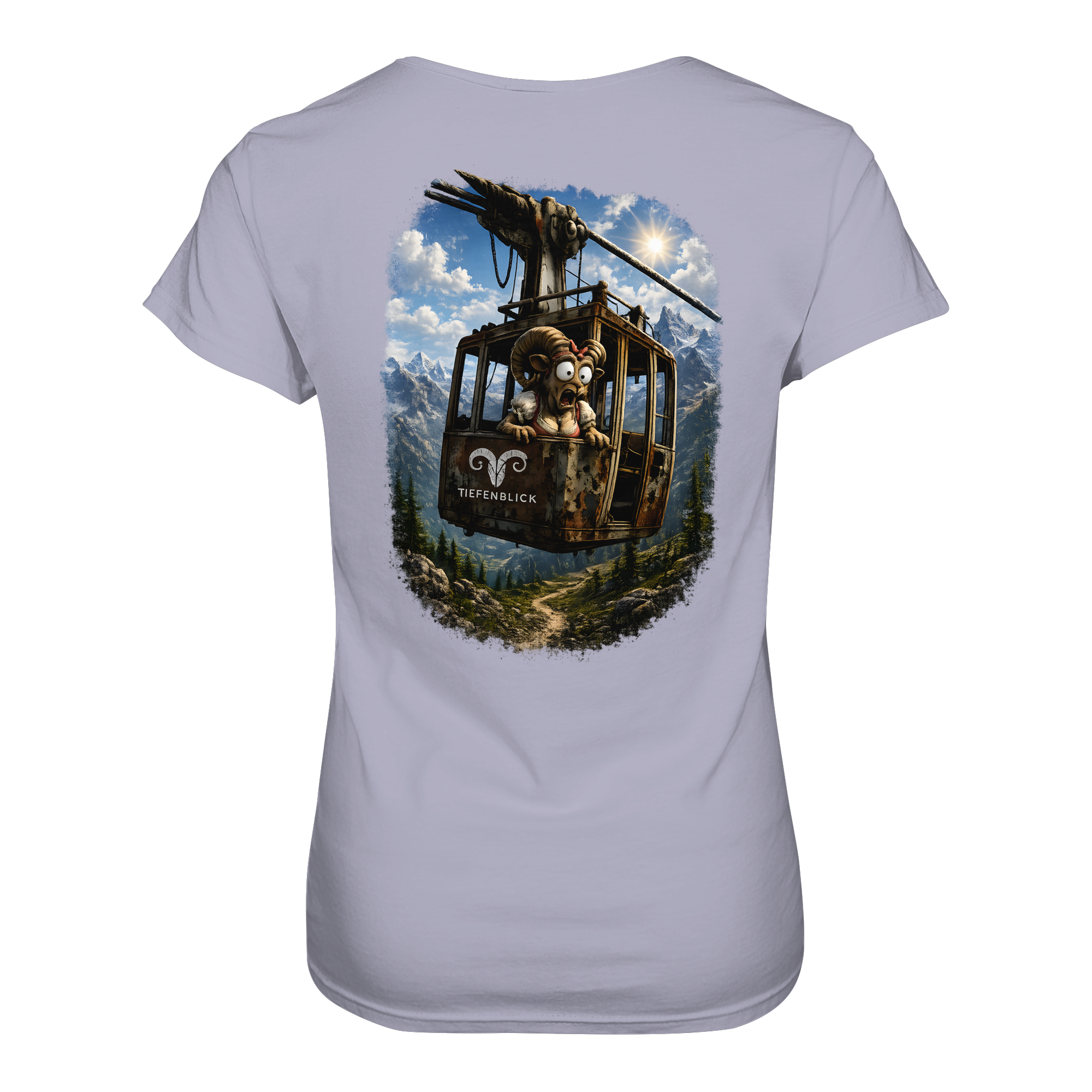 Tiefenblick Gondel Adrenalin Fun - Ladies Organic Shirt