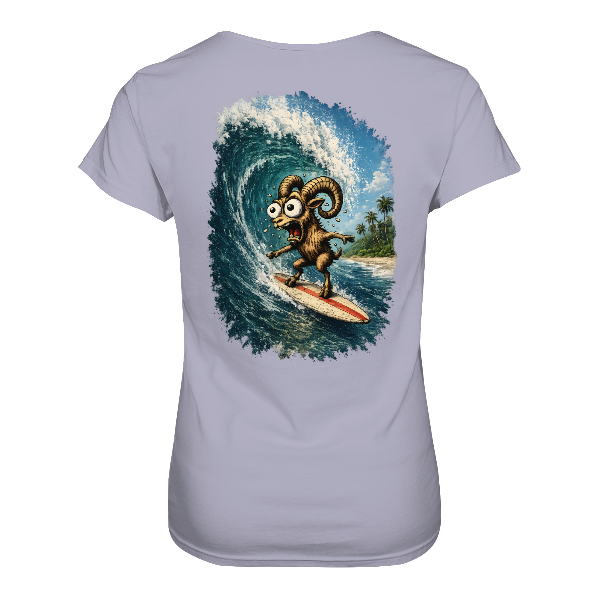 Tiefenblick Urlaub Fun  - Ladies Organic Shirt