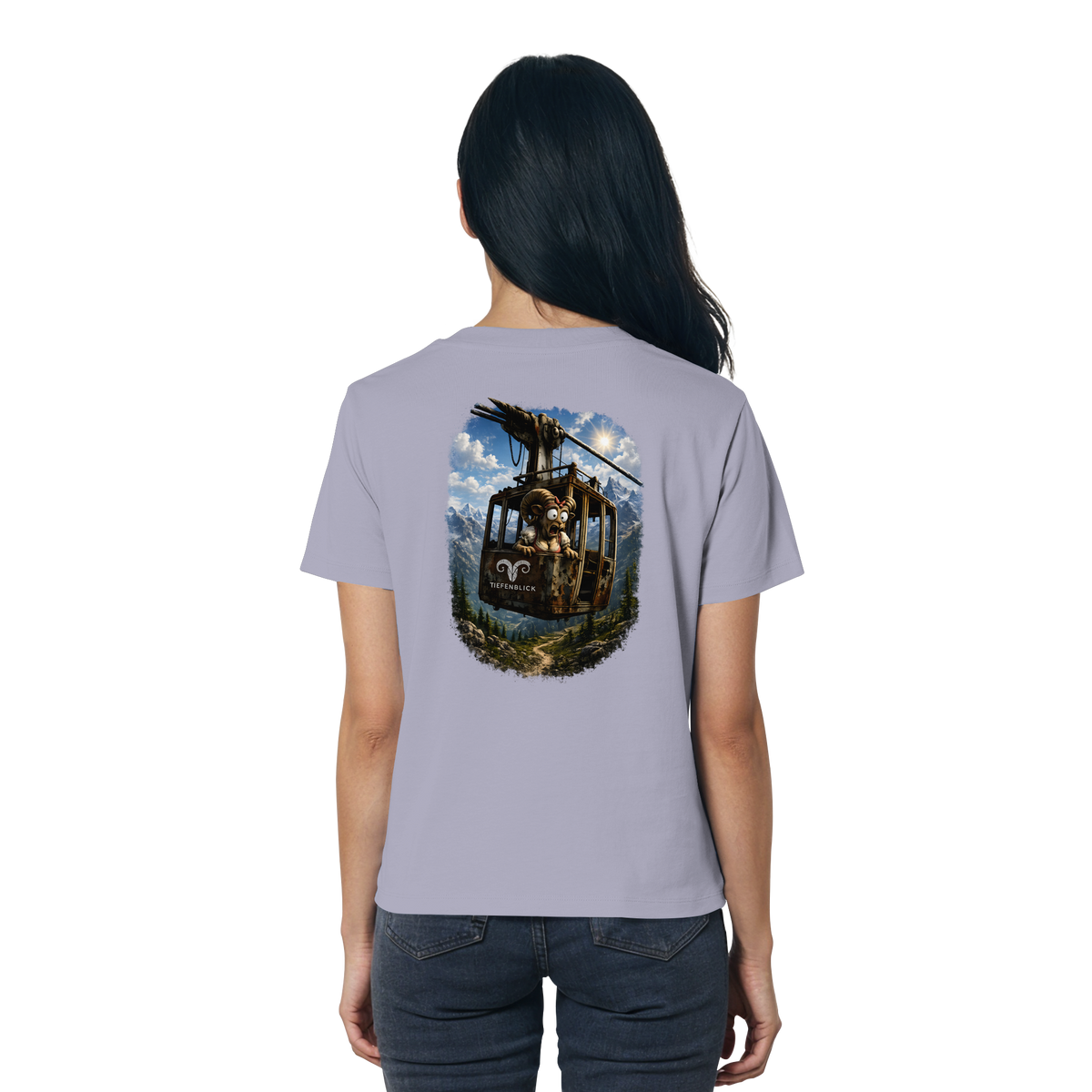 Tiefenblick Adrenalin Gondel Fun - Ladies Organic Shirt