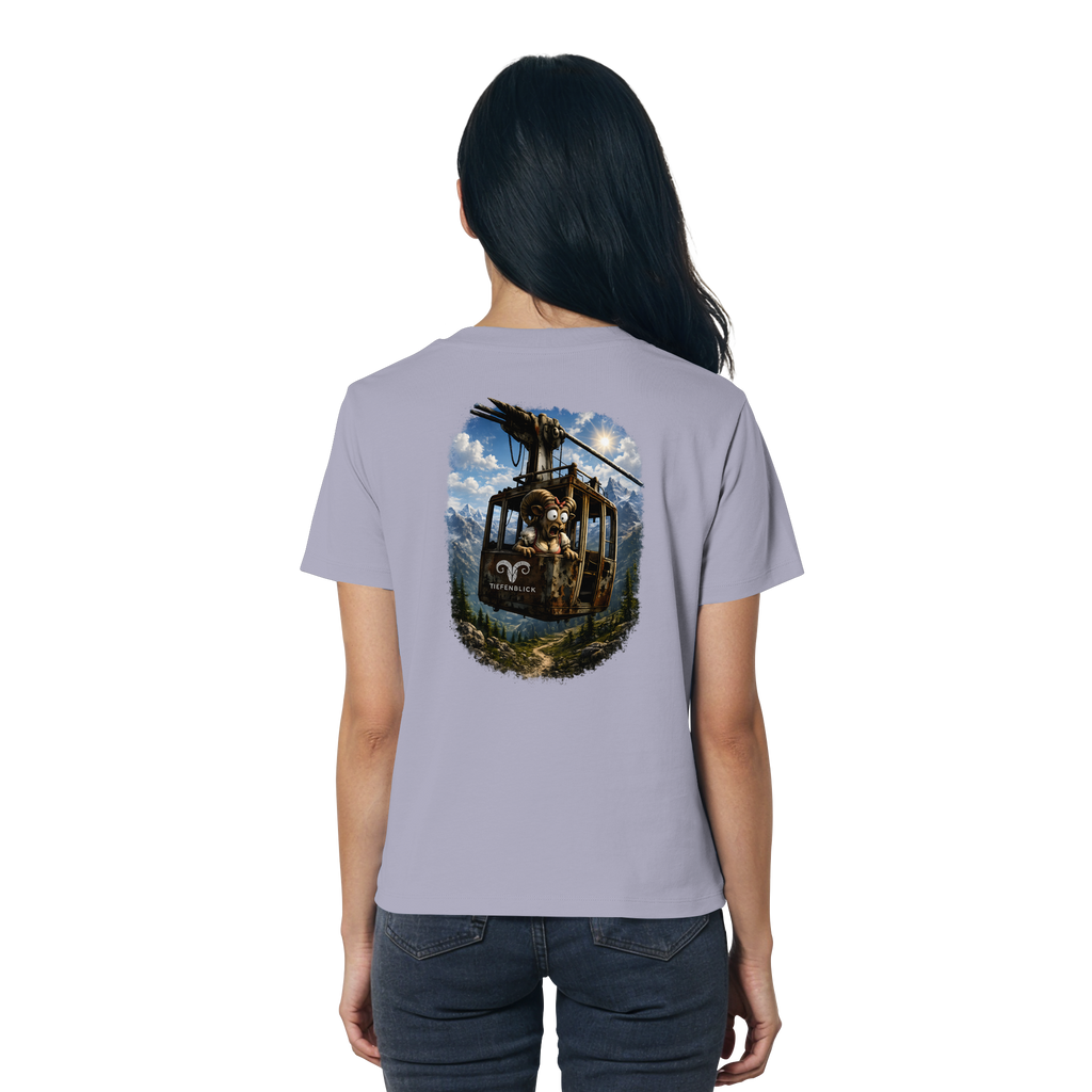 Tiefenblick Gondel Adrenalin Fun - Ladies Organic Shirt