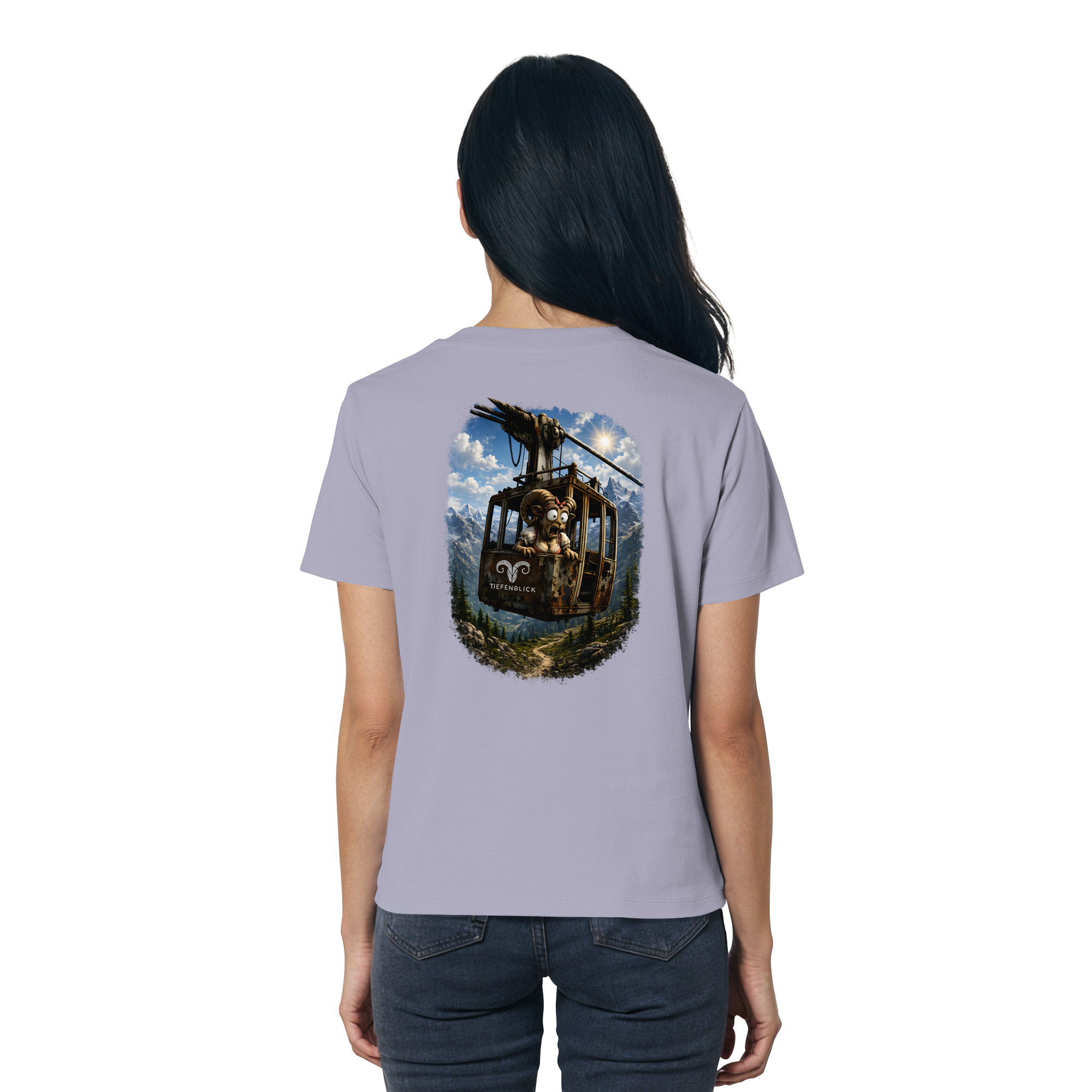 Tiefenblick Gondel Adrenalin Fun - Ladies Organic Shirt