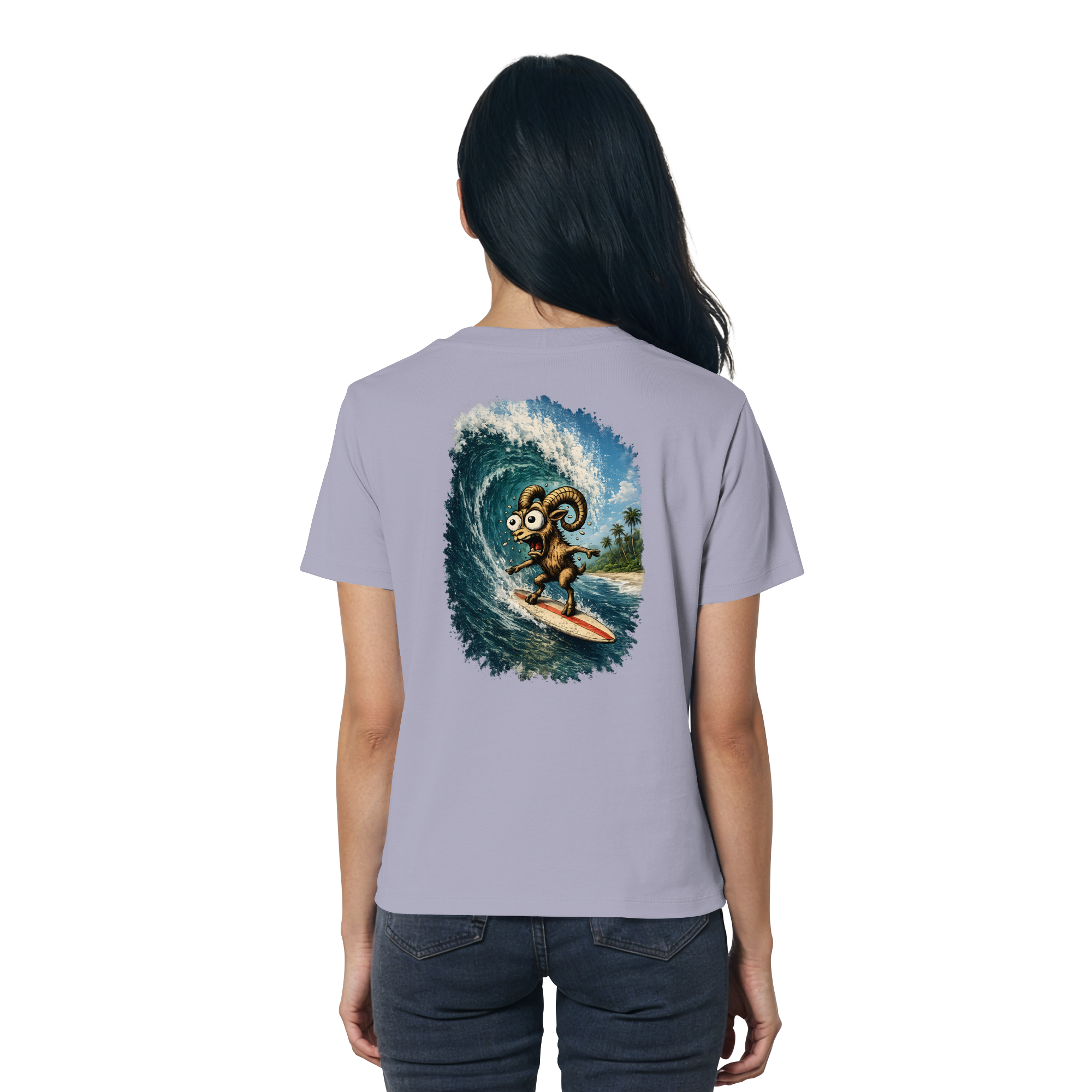 Tiefenblick Urlaub Fun  - Ladies Organic Shirt