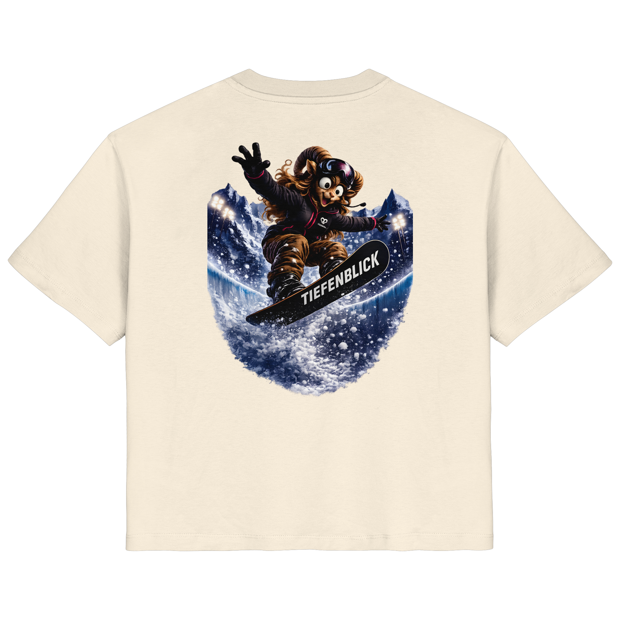 Tiefenblick Snowboarden Halfpipe - Ladies Organic Shirt