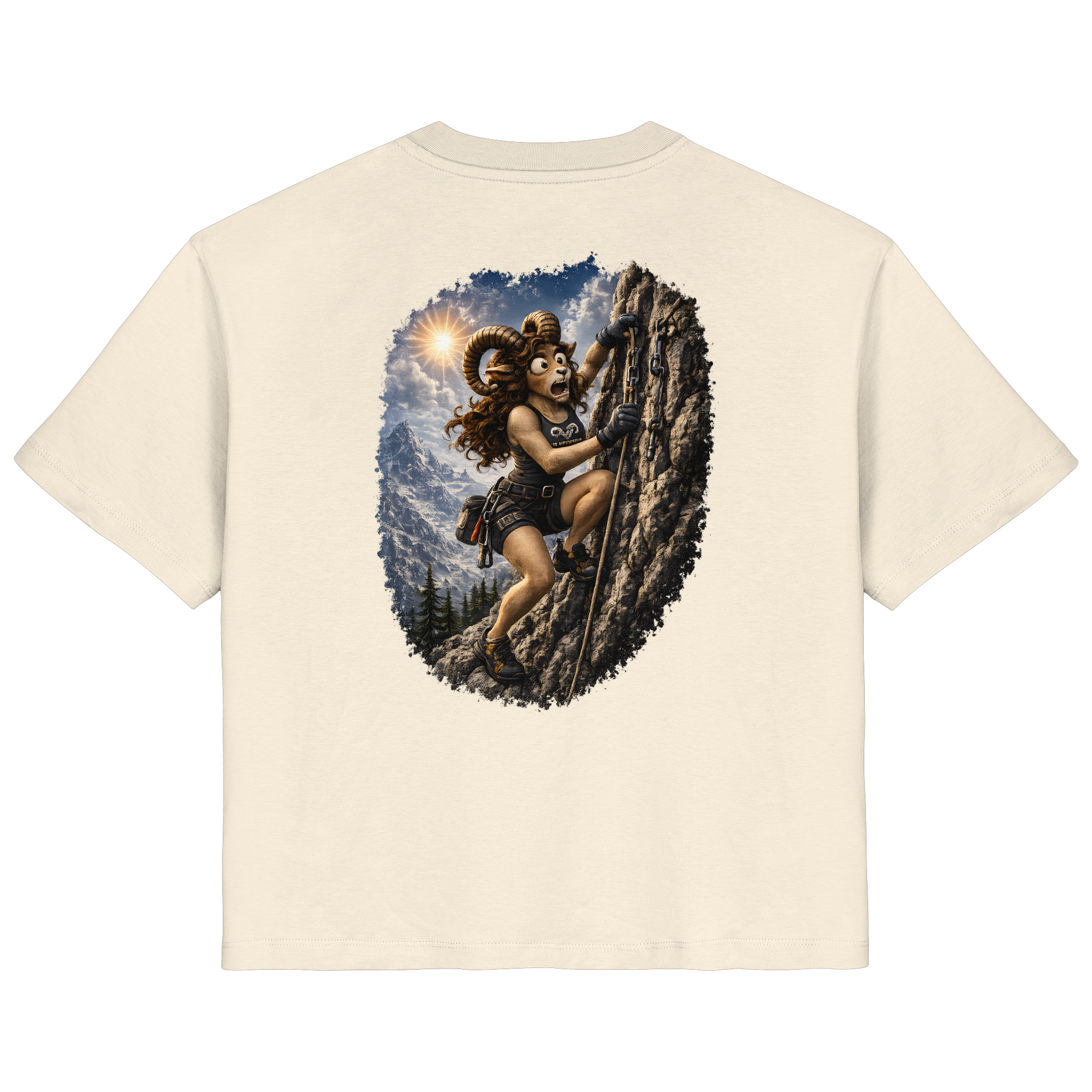 Tiefenblick Klettern - Ladies Organic Shirt