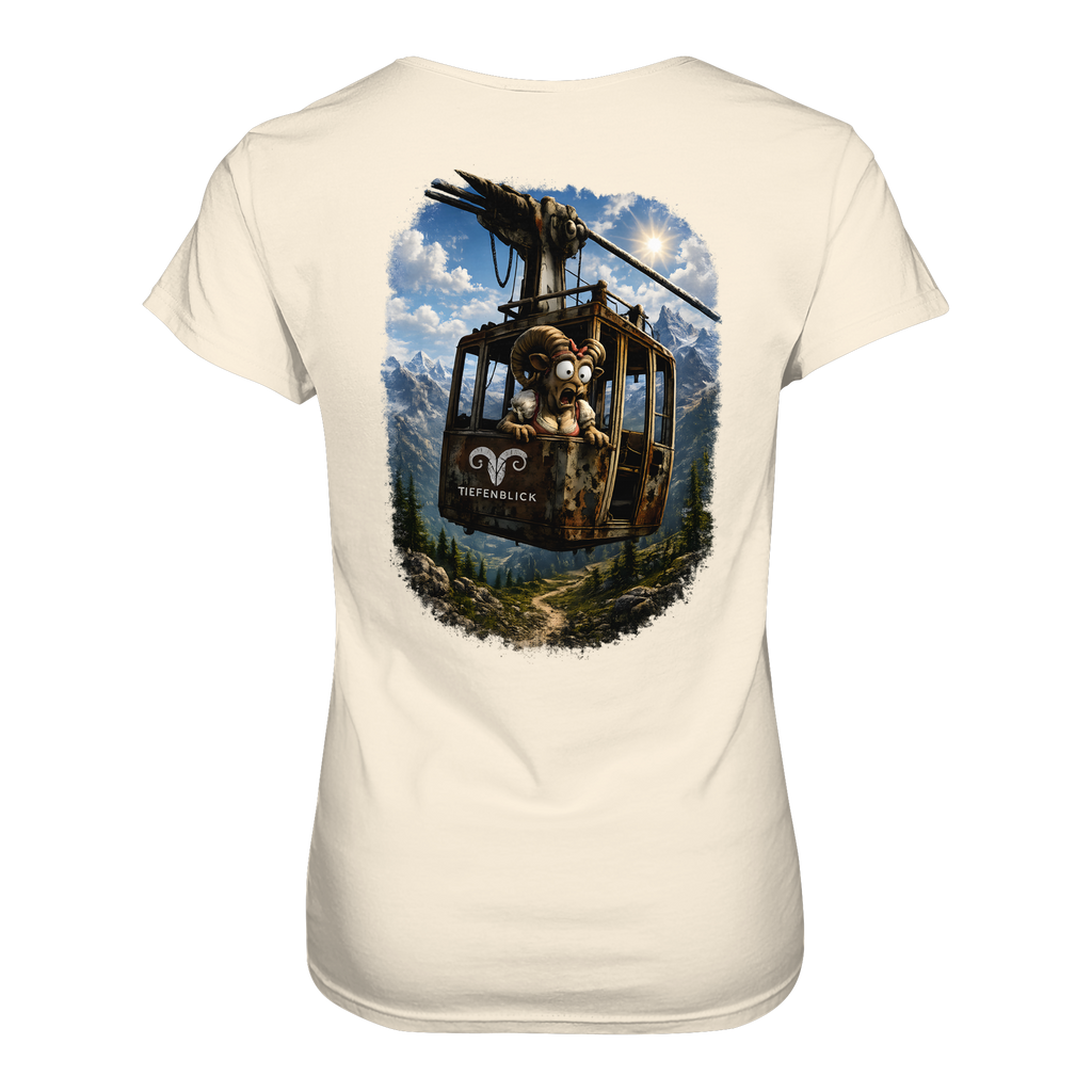 Tiefenblick Adrenalin Gondel Fun - Ladies Organic Shirt