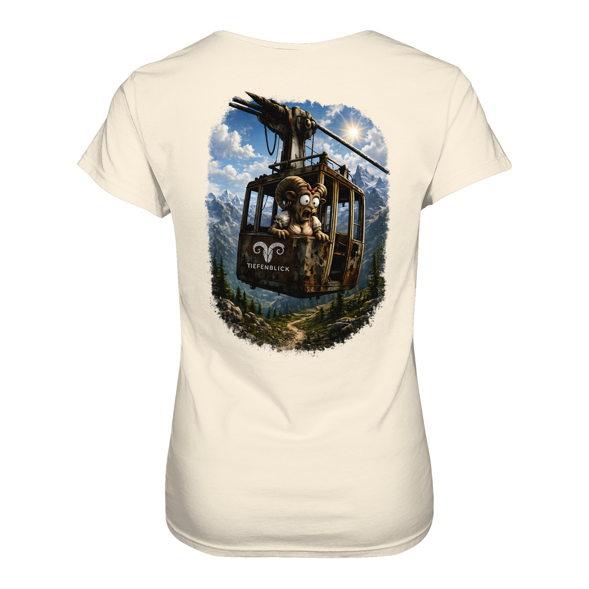 Tiefenblick Gondel Adrenalin Fun - Ladies Organic Shirt