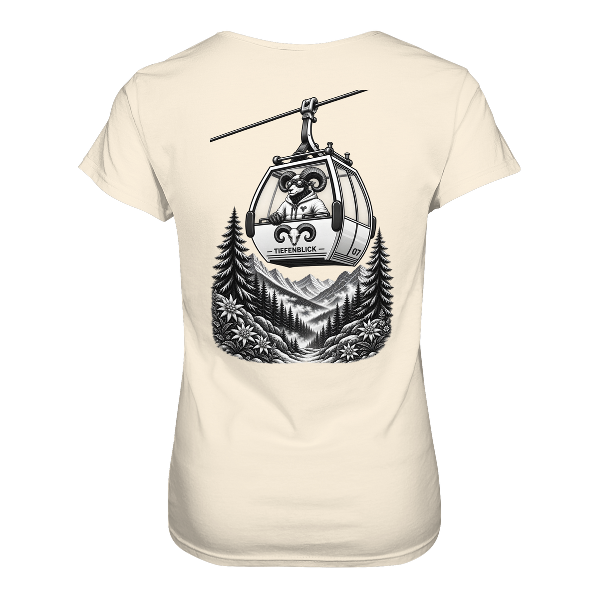 Tiefenblick Gondel Fun  - Ladies Organic Shirt