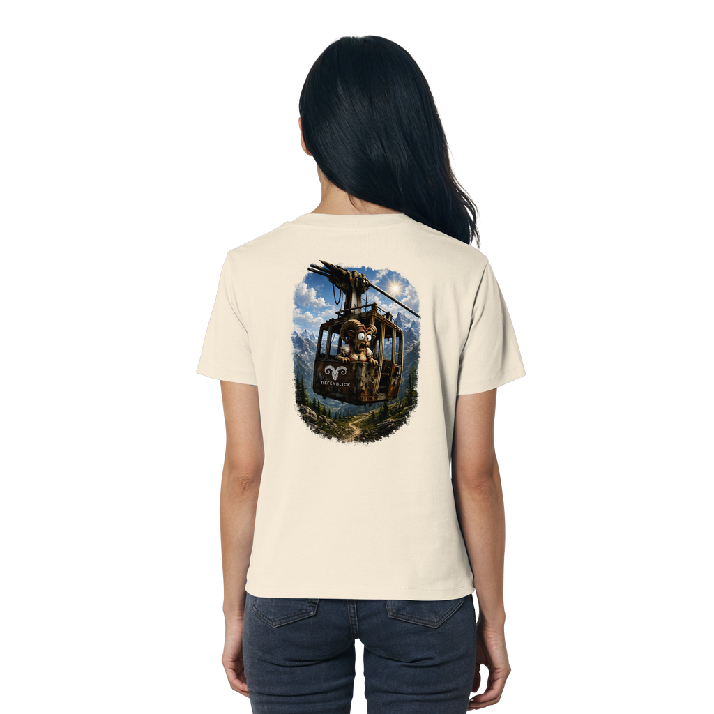 Tiefenblick Adrenalin Gondel Fun - Ladies Organic Shirt