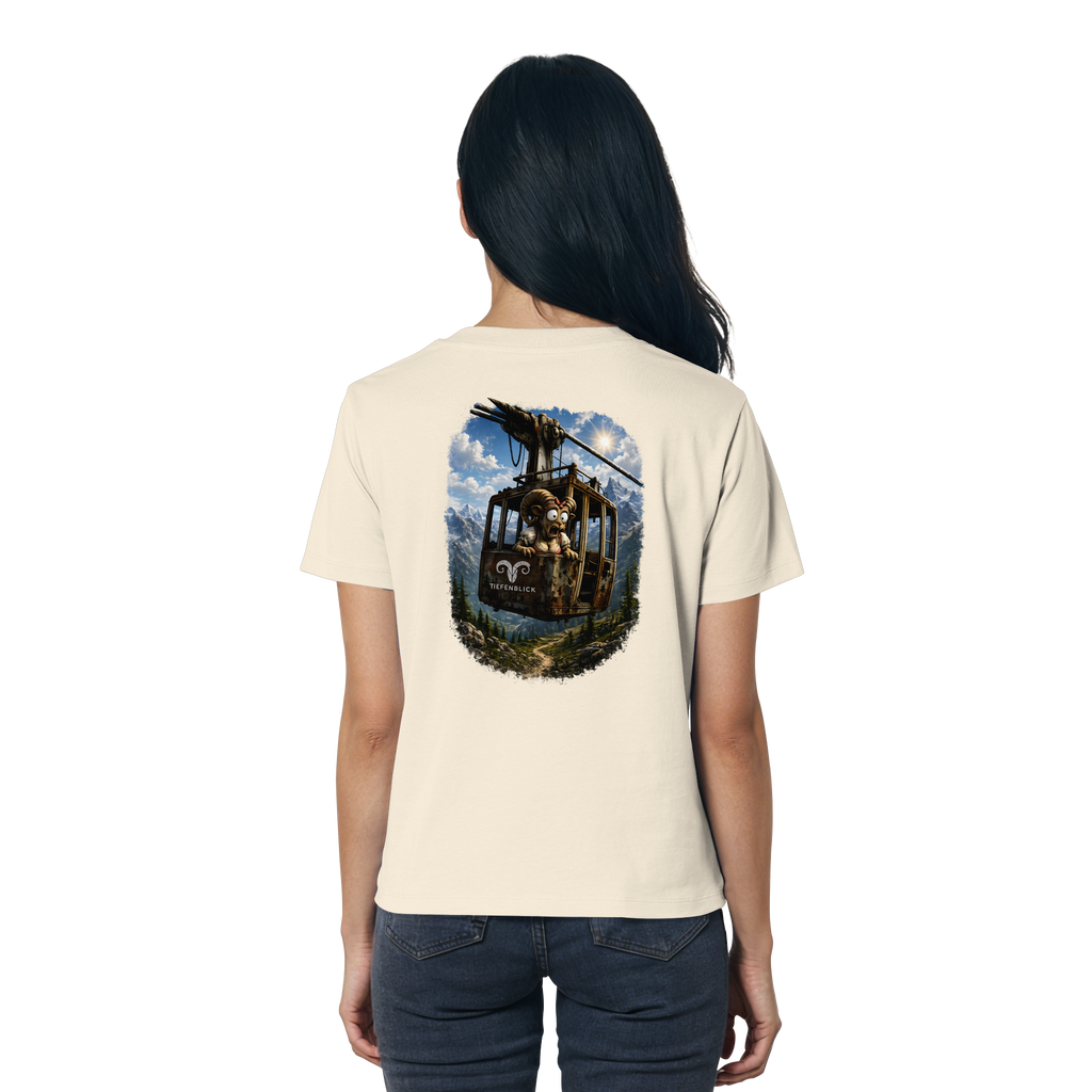 Tiefenblick Gondel Adrenalin Fun - Ladies Organic Shirt