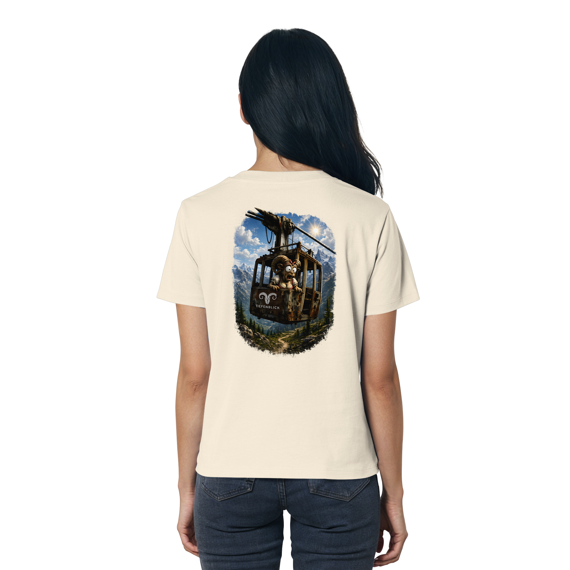 Tiefenblick Gondel Adrenalin Fun - Ladies Organic Shirt