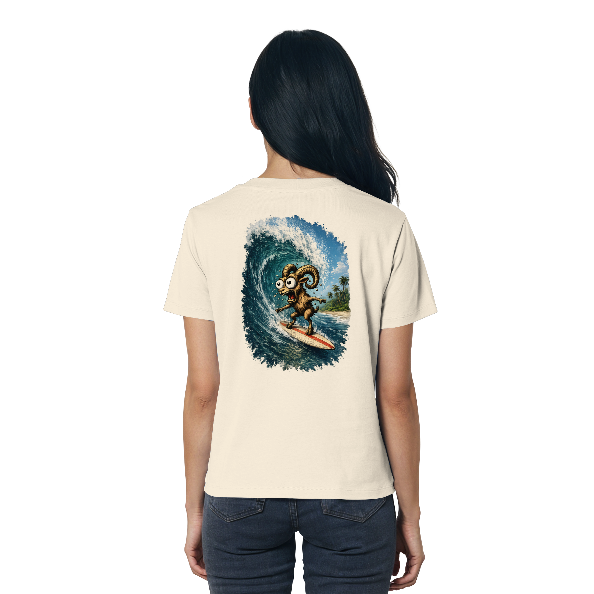 Tiefenblick Urlaub Fun  - Ladies Organic Shirt