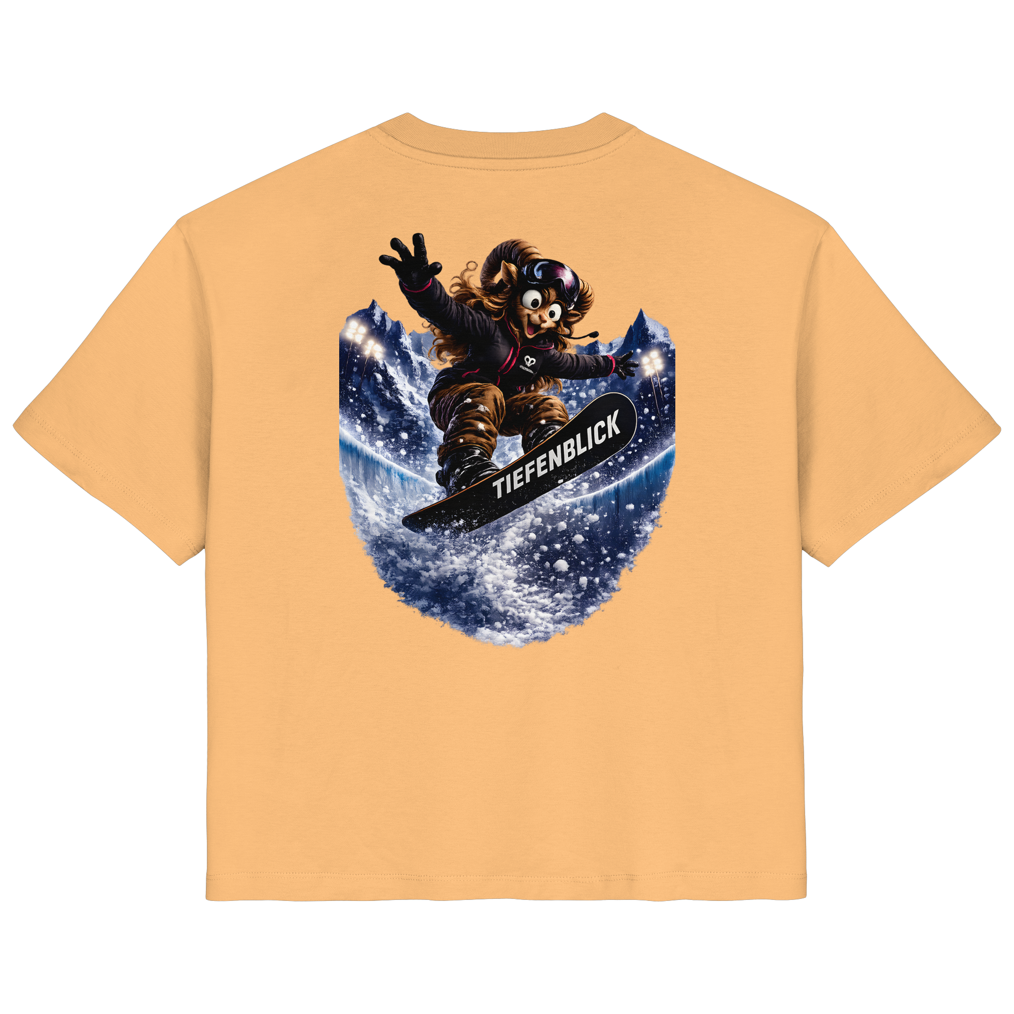 Tiefenblick Snowboarden Halfpipe - Ladies Organic Shirt