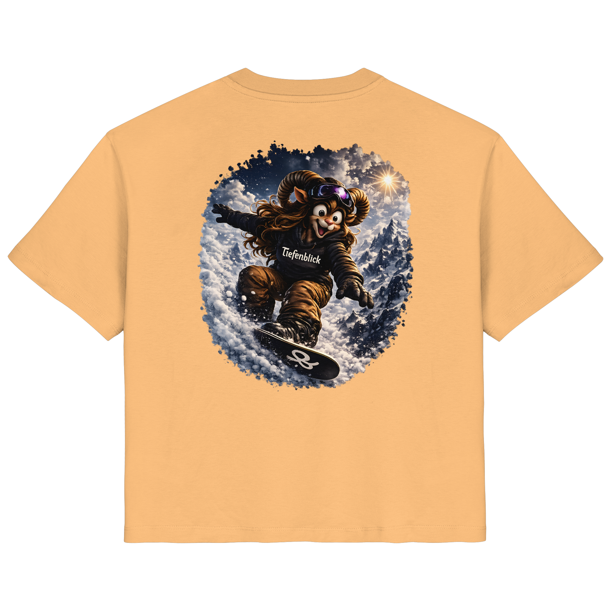 Tiefenblick Snowboarden  - Ladies Organic Shirt