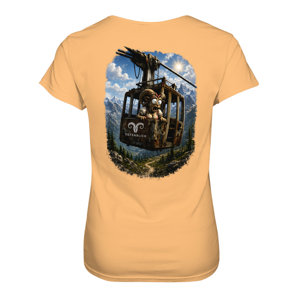 Tiefenblick Gondel Adrenalin Fun - Ladies Organic Shirt