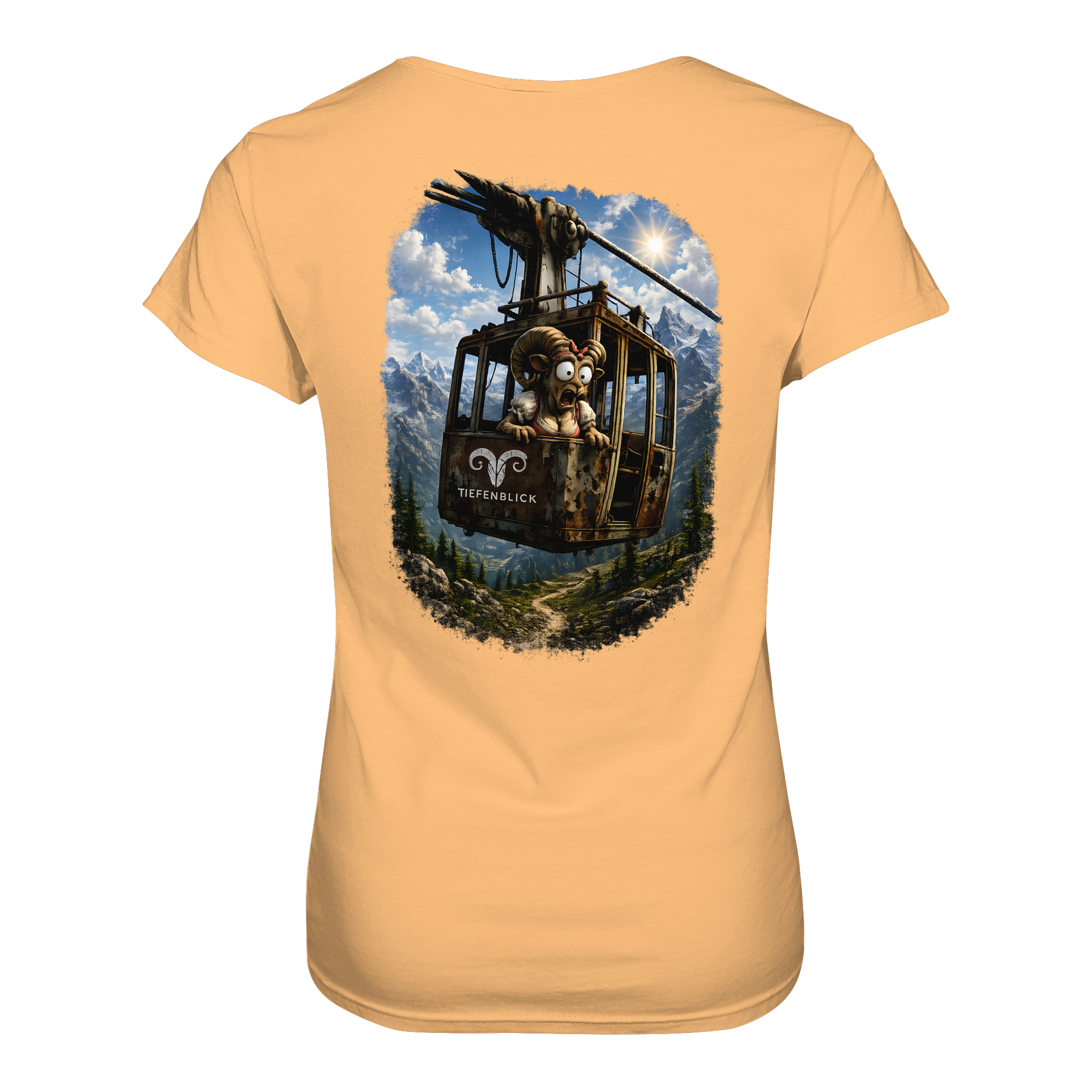 Tiefenblick Gondel Adrenalin Fun - Ladies Organic Shirt