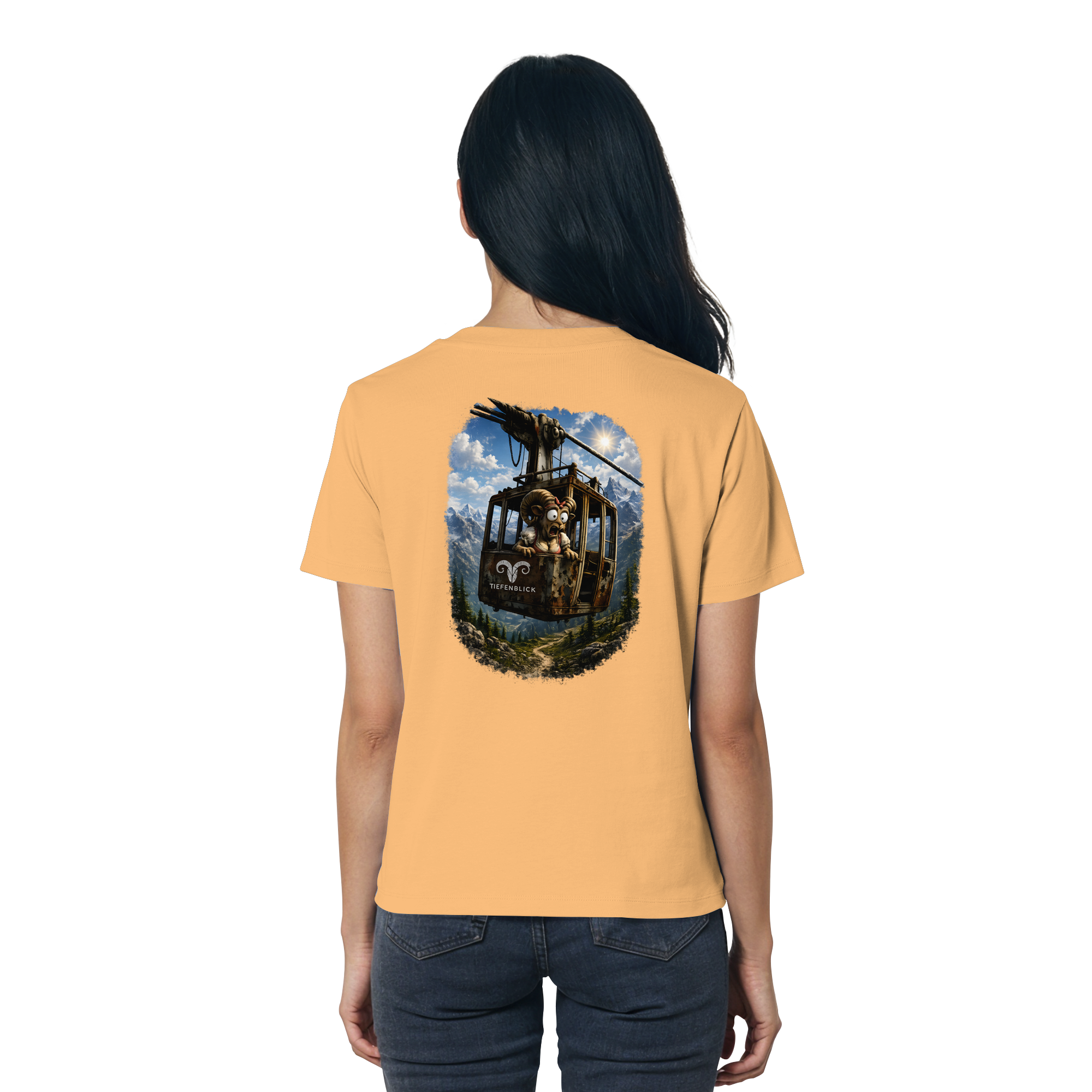 Tiefenblick Gondel Adrenalin Fun - Ladies Organic Shirt