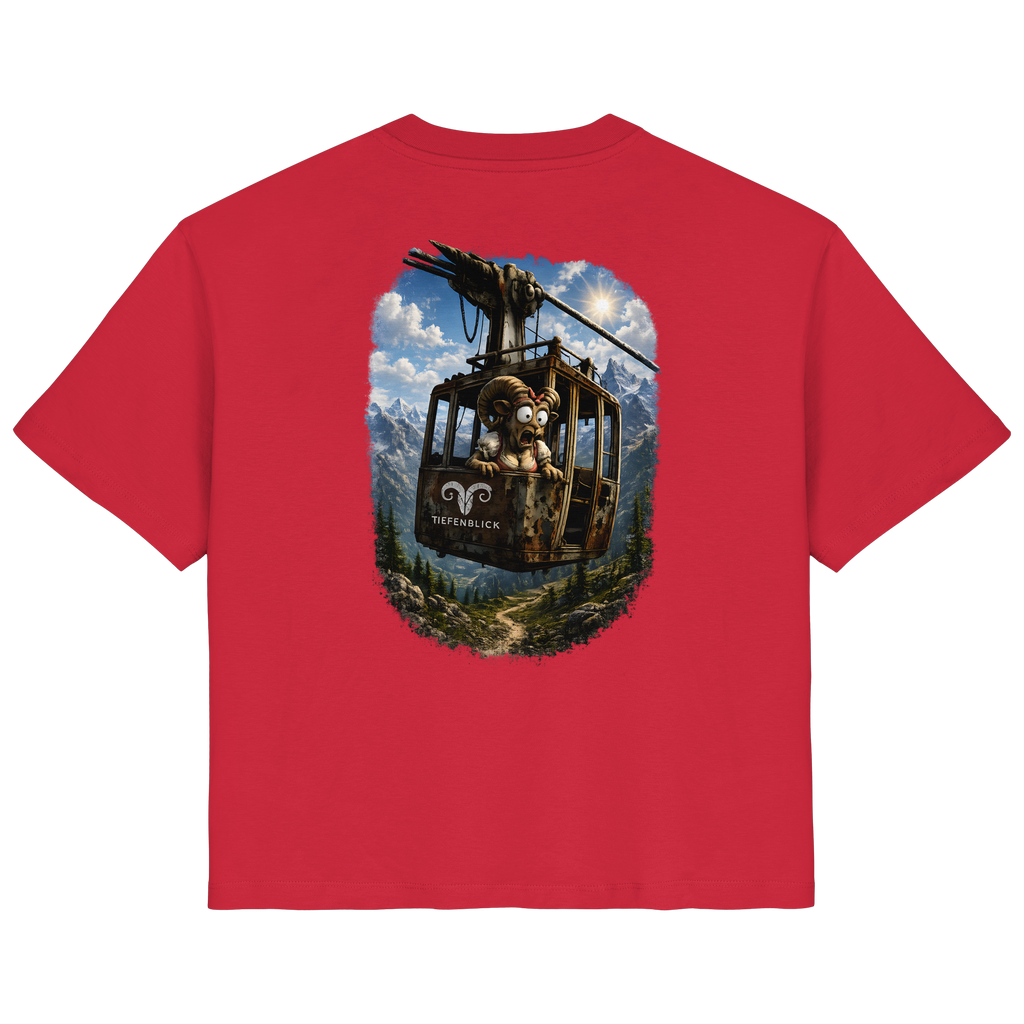 Tiefenblick Adrenalin Gondel Fun - Ladies Organic Shirt