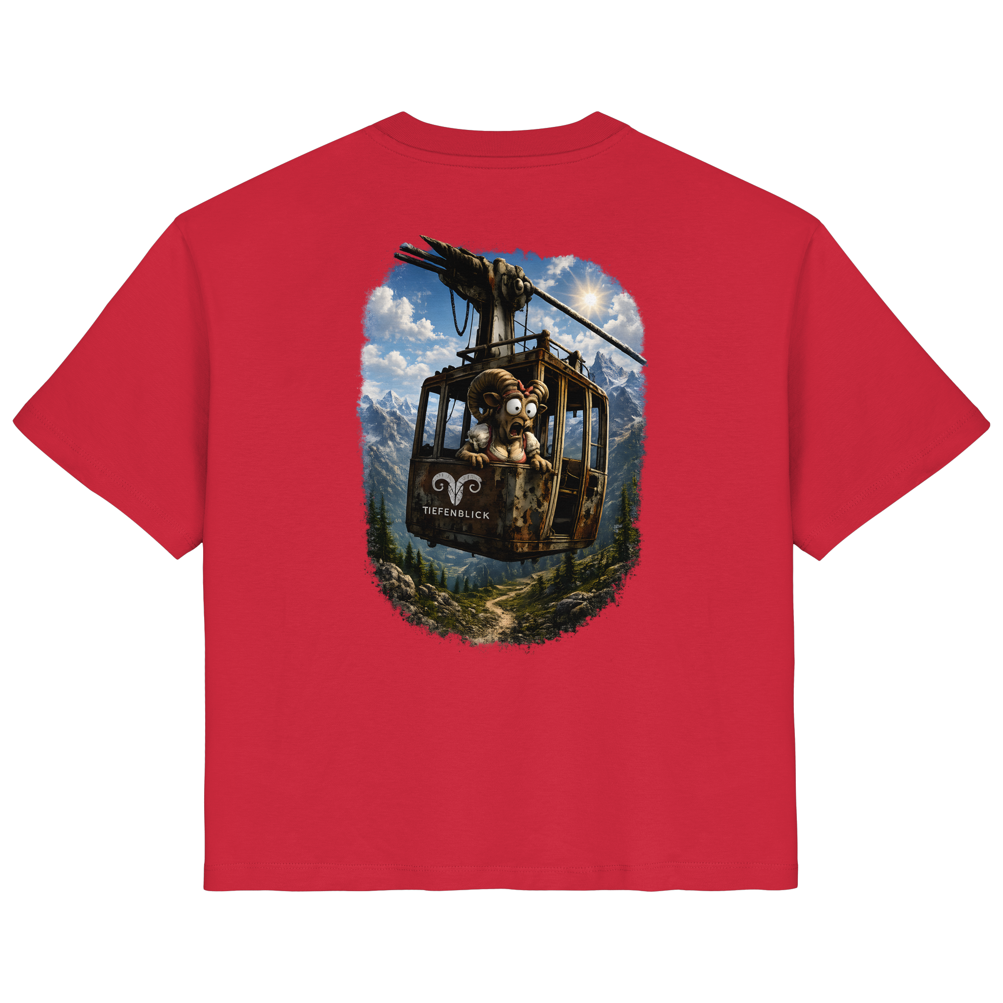 Tiefenblick Gondel Adrenalin Fun - Ladies Organic Shirt