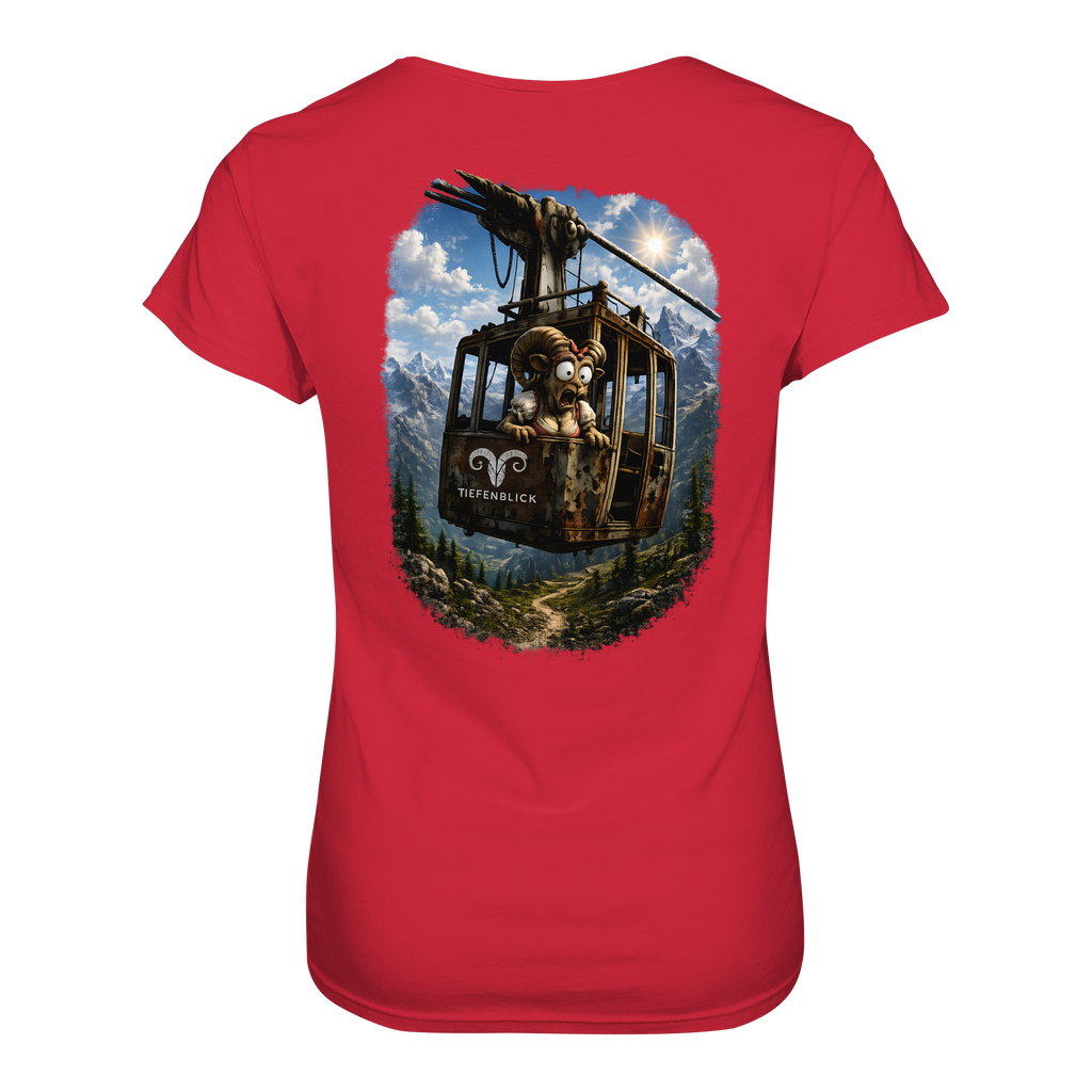 Tiefenblick Gondel Adrenalin Fun - Ladies Organic Shirt