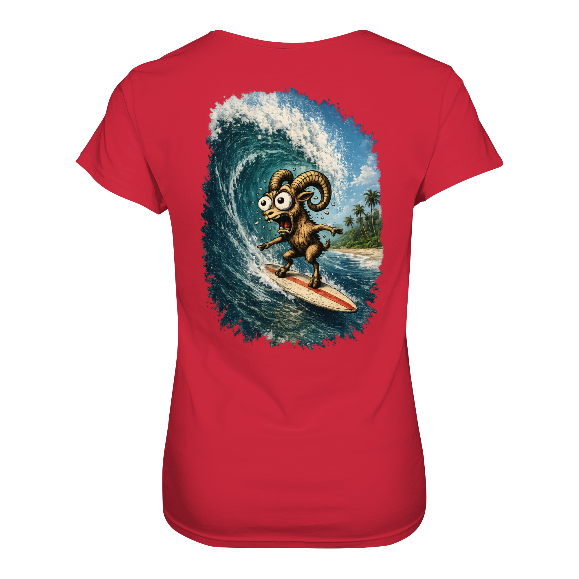 Tiefenblick Urlaub Fun  - Ladies Organic Shirt