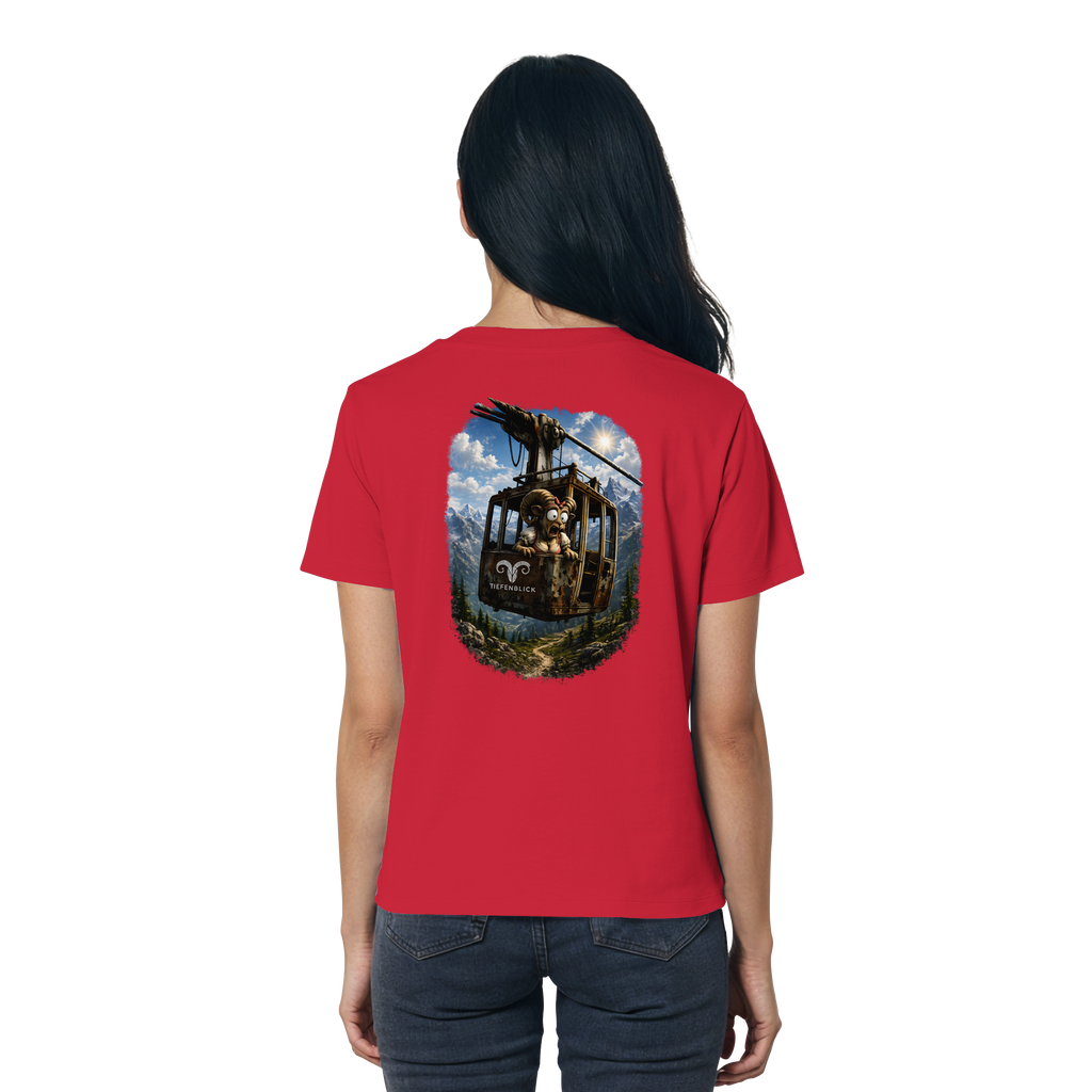 Tiefenblick Gondel Adrenalin Fun - Ladies Organic Shirt