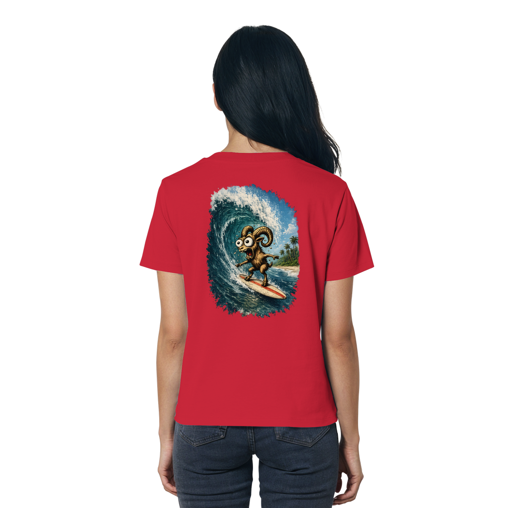 Tiefenblick Urlaub Fun  - Ladies Organic Shirt