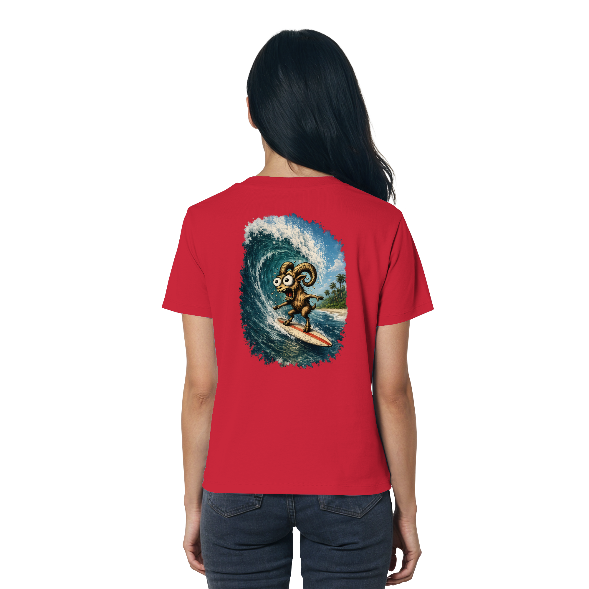 Tiefenblick Urlaub Fun  - Ladies Organic Shirt