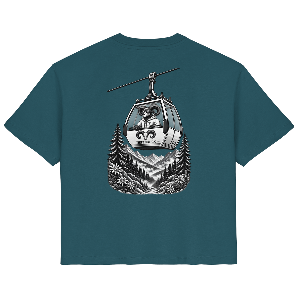 Tiefenblick Gondel Fun  - Ladies Organic Shirt